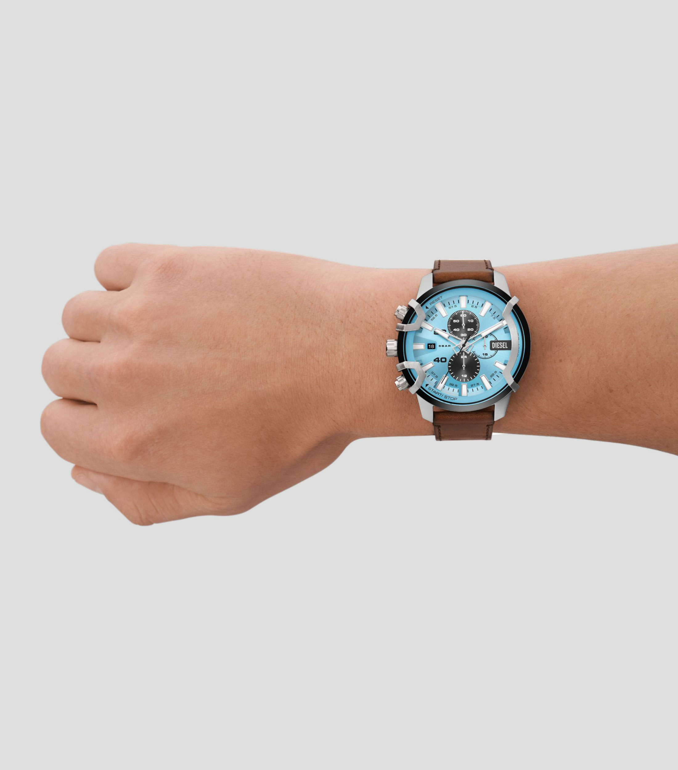 Reloj para Hombre casual Griffed plateado, azul