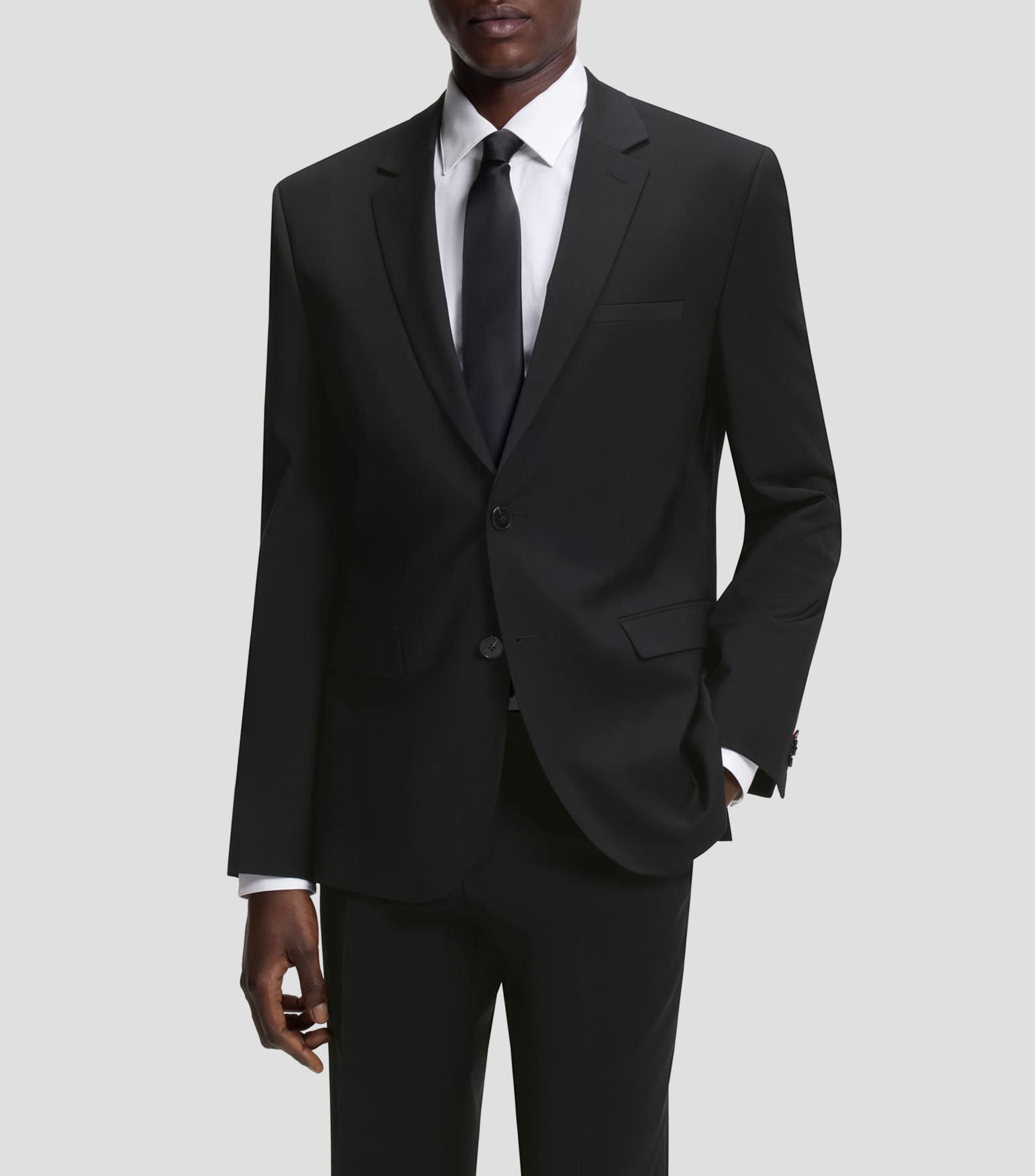 Saco extra slim en mezcla de lana Hombre