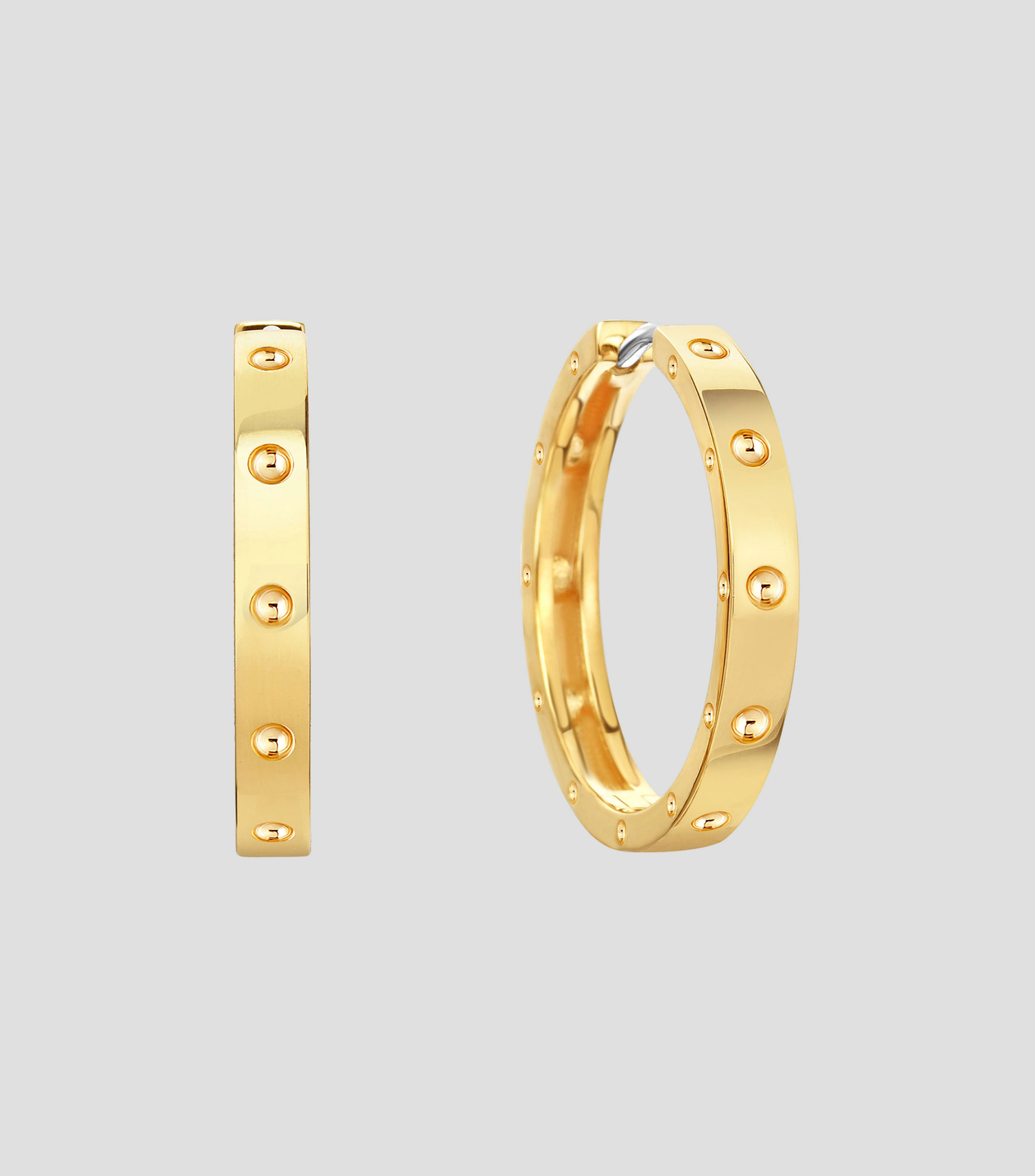 Arracadas en oro amarillo de 18 kilates Symphony Pois Moi Mujer