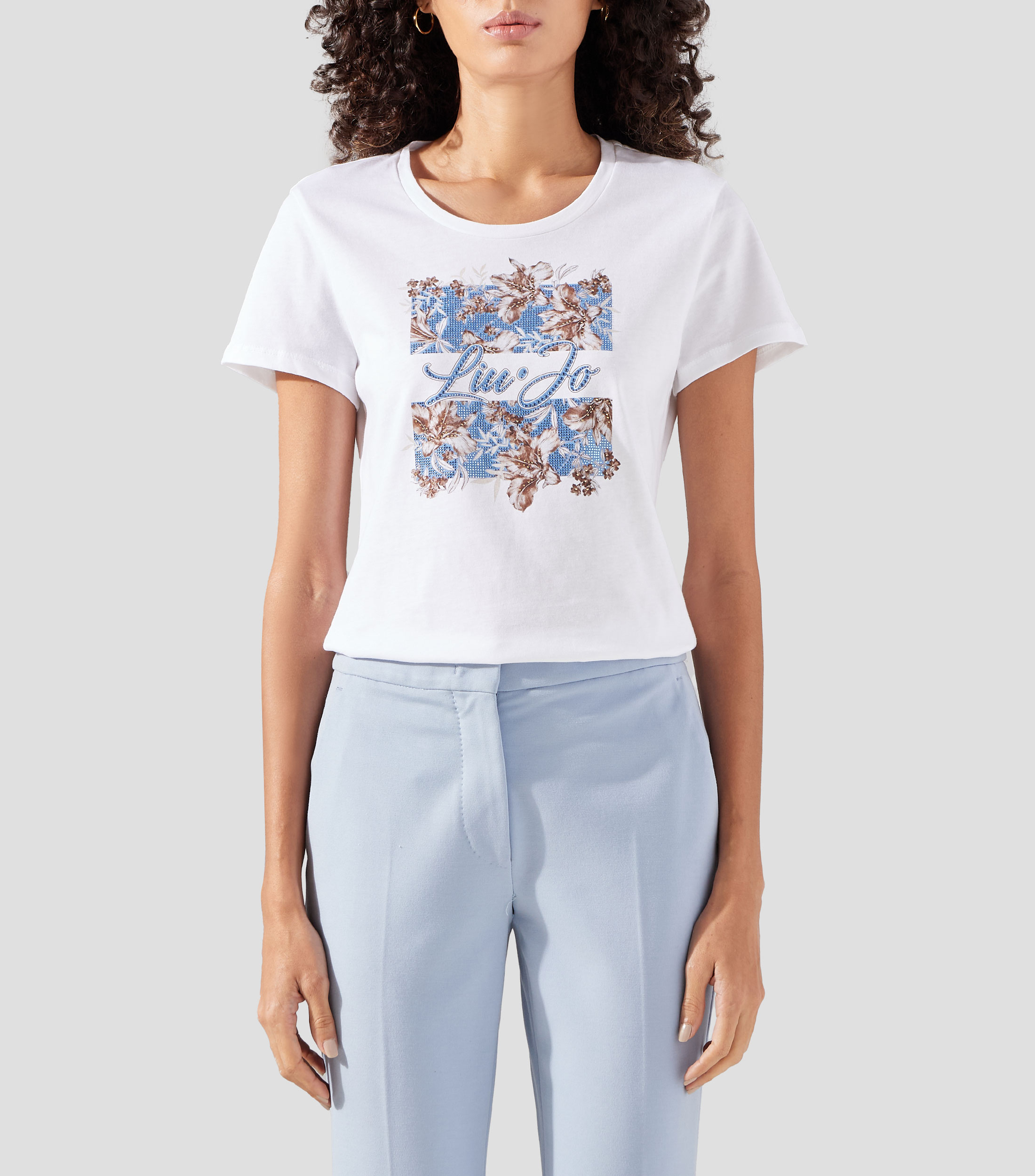 Playera cuello redondo manga corta fantasía Mujer