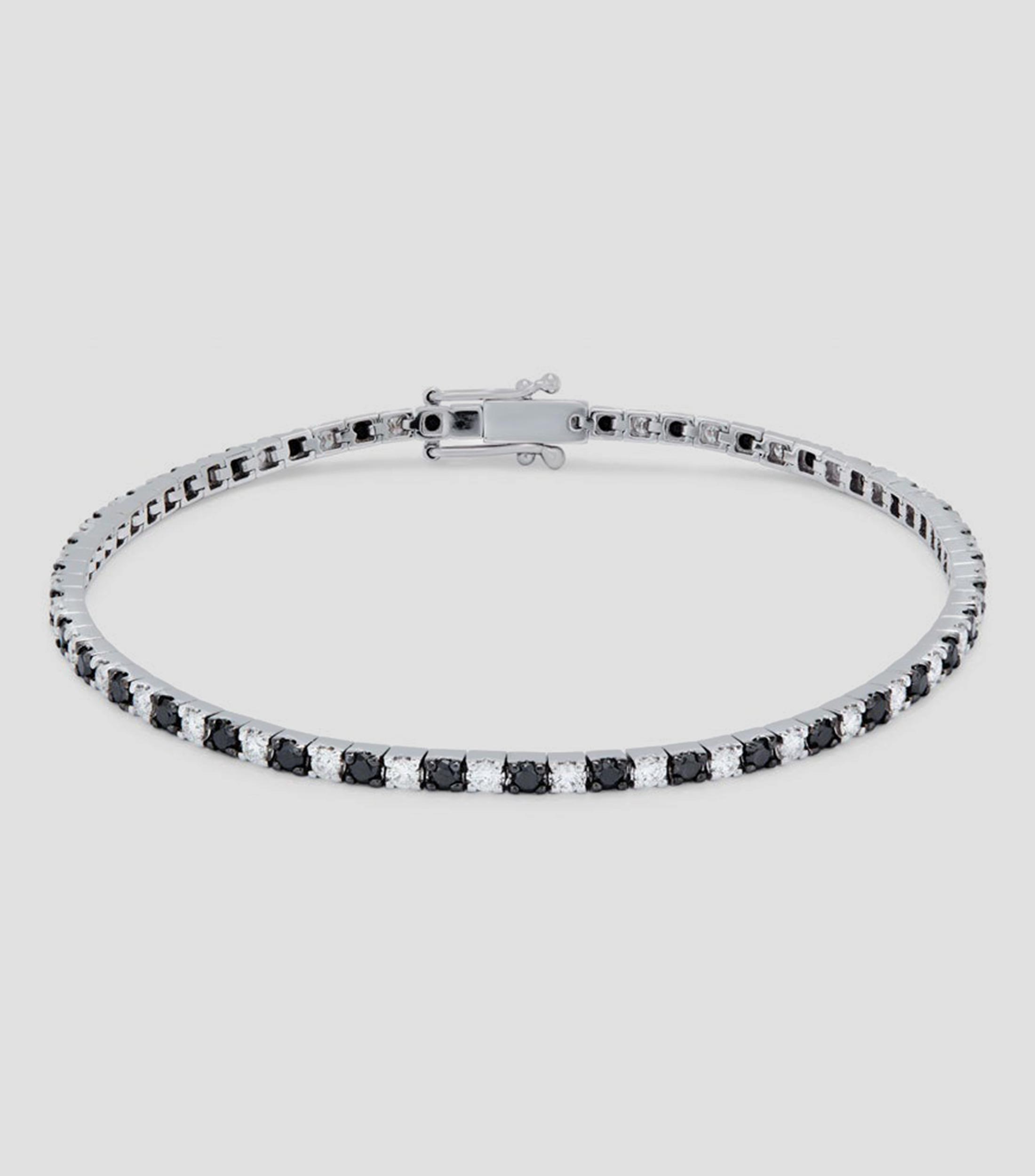 Pulsera en Oro blanco de 18 Kilates con diamantes Invierno en Lisboa Mujer
