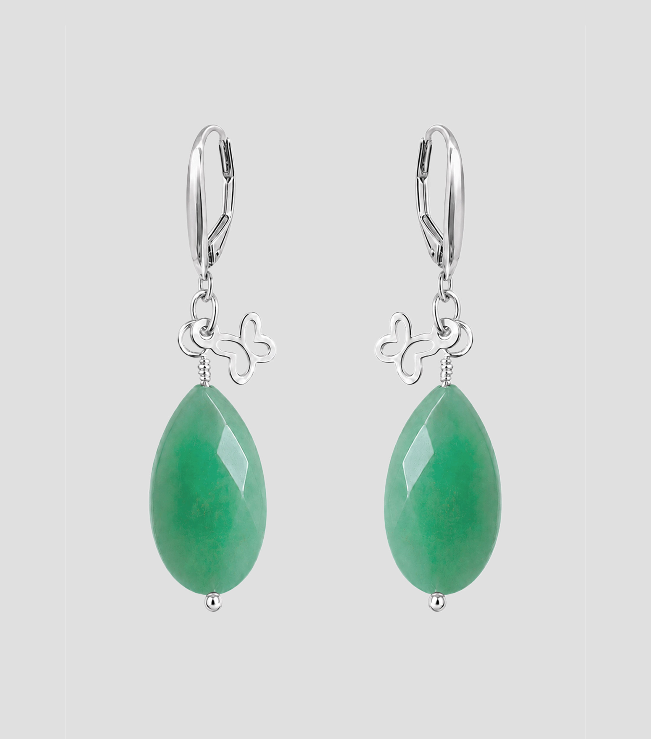 Aretes en Plata .925 Mariposa Mujer