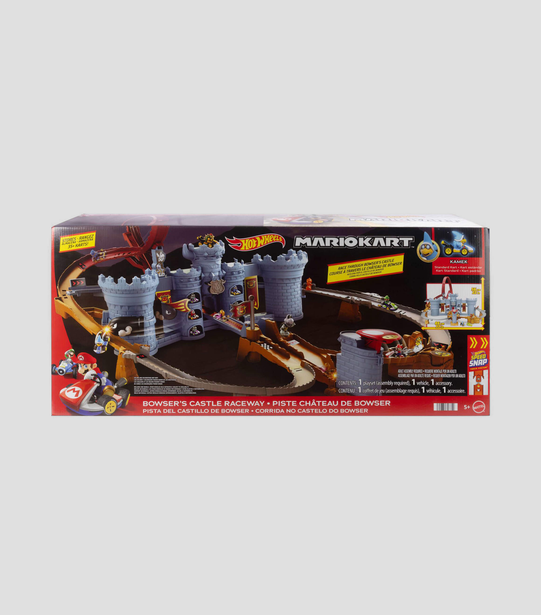 Pista de carreras Mario Kart Castillo Bowser