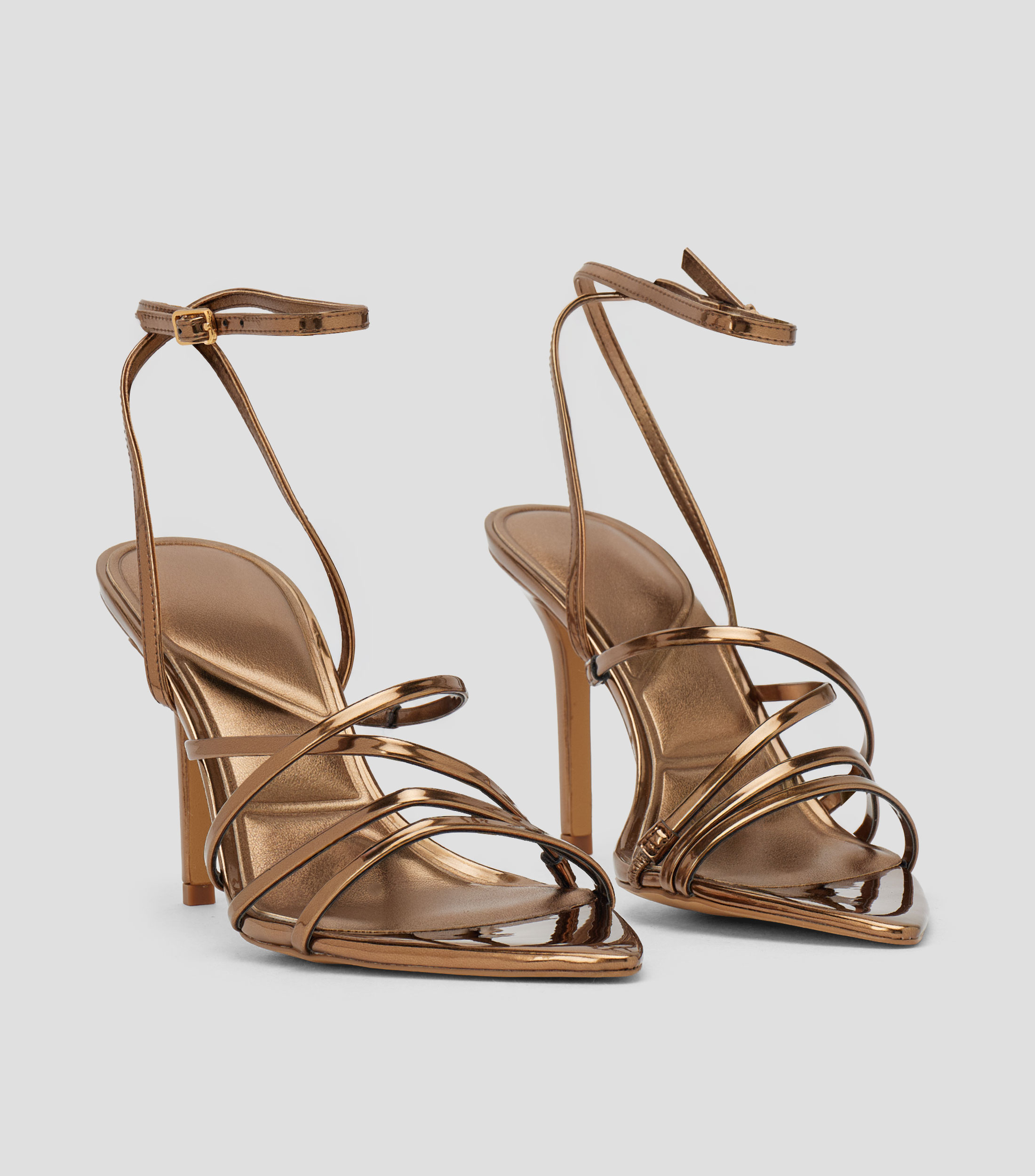 Sandalias con tacón alto de aguja Solania Mujer