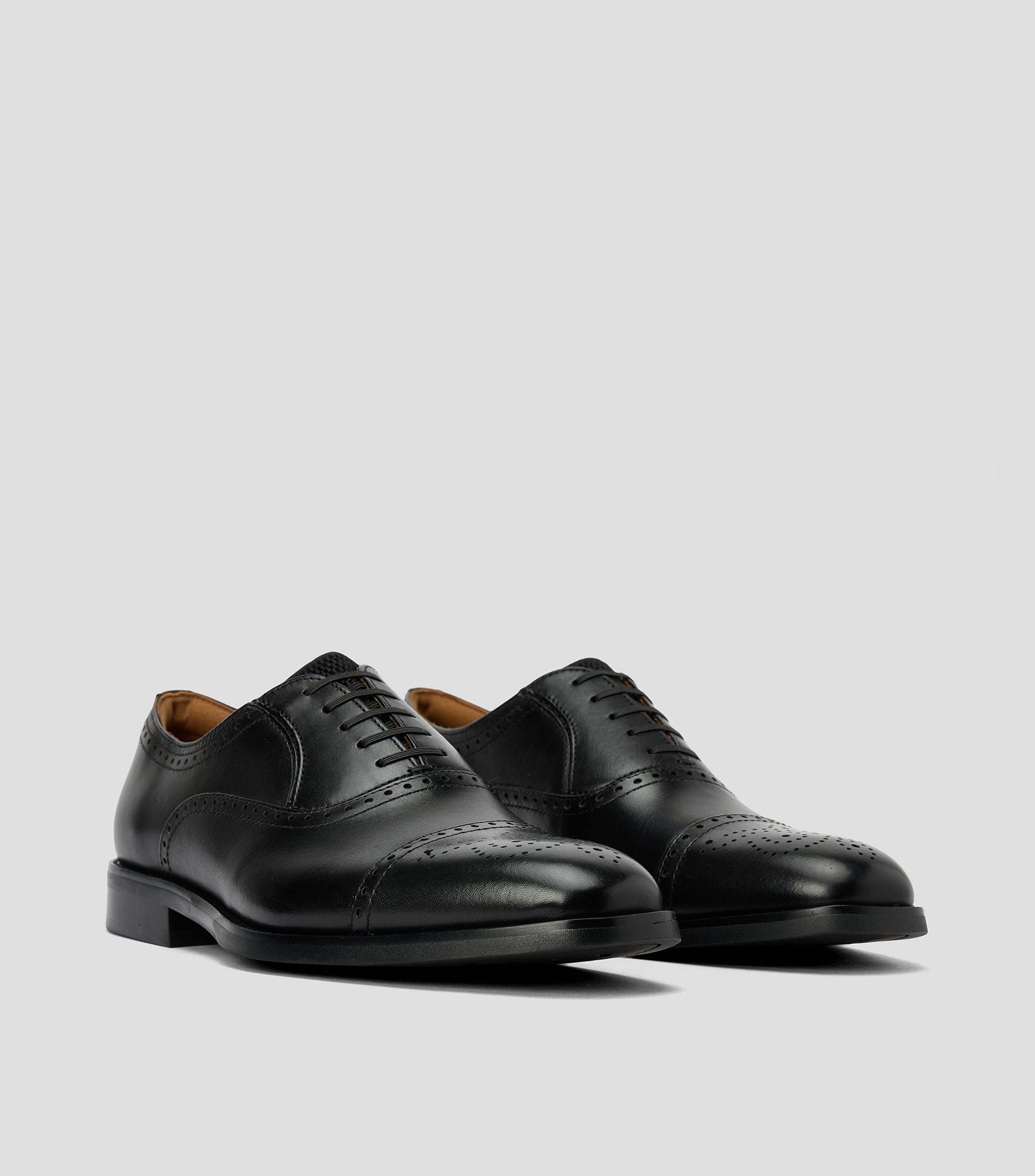 Zapatos de vestir bostonianos en piel lisos Hombre