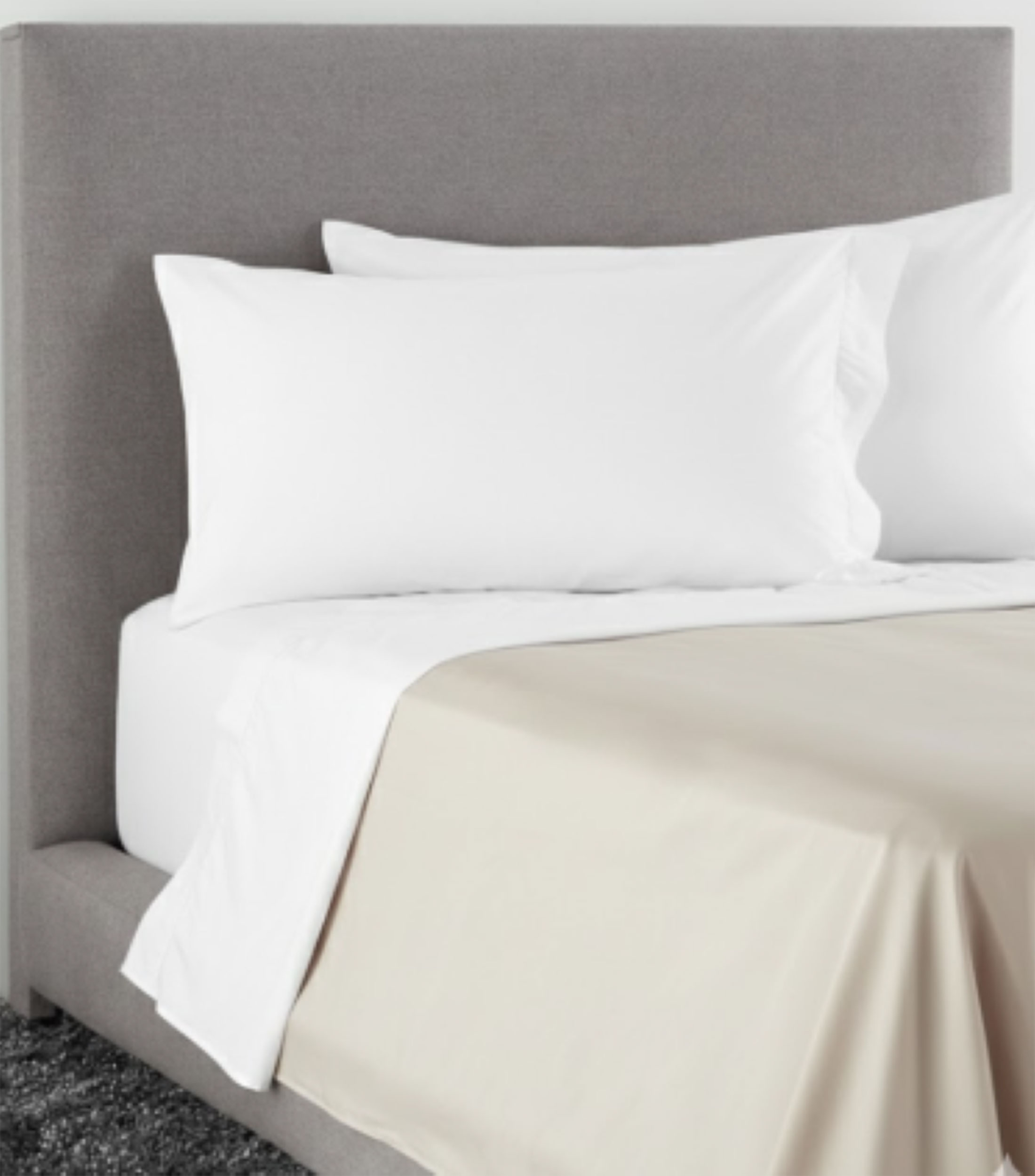 Funda para almohada King Size Blanco
