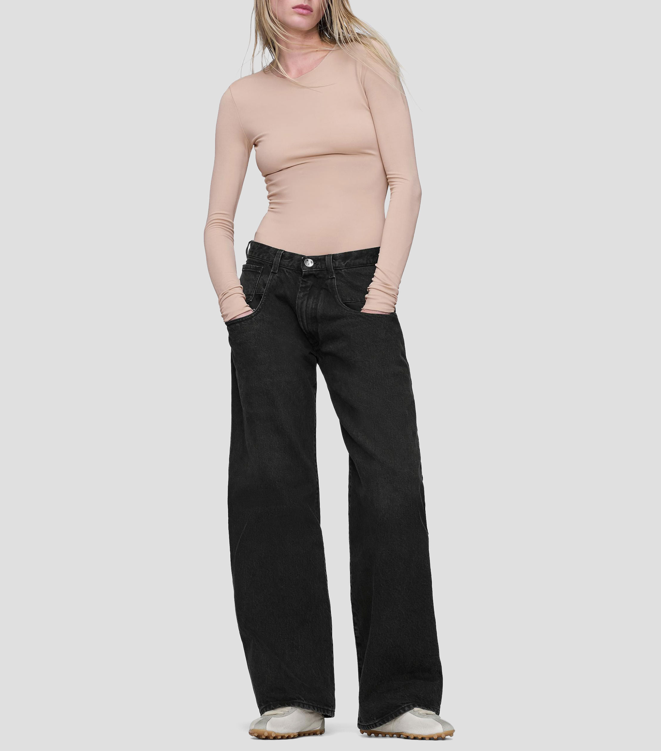 Jeans amplio Mujer