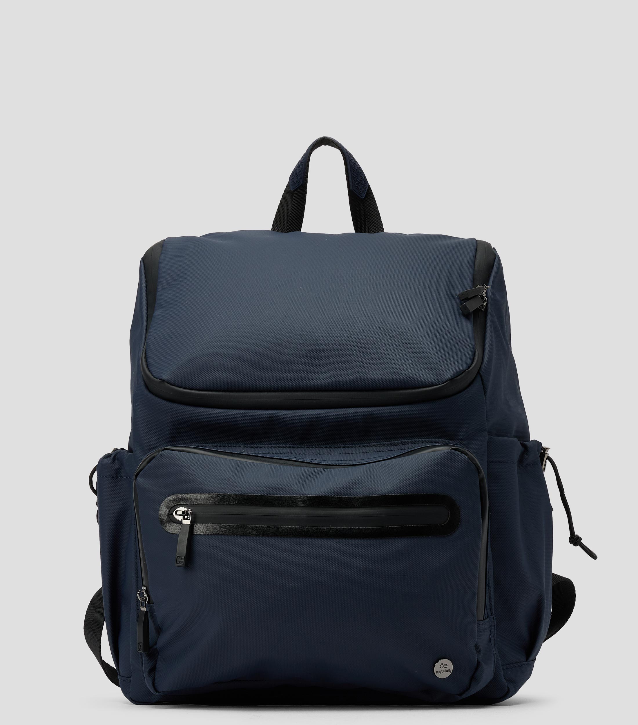 Pañalera backpack lisa con cambiador