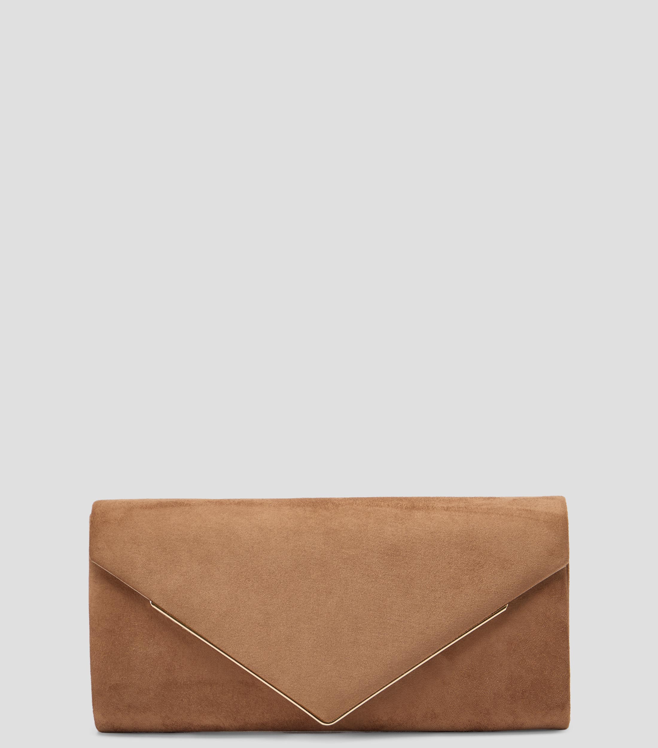 Bolsa Clutch Serpante lisa Mujer
