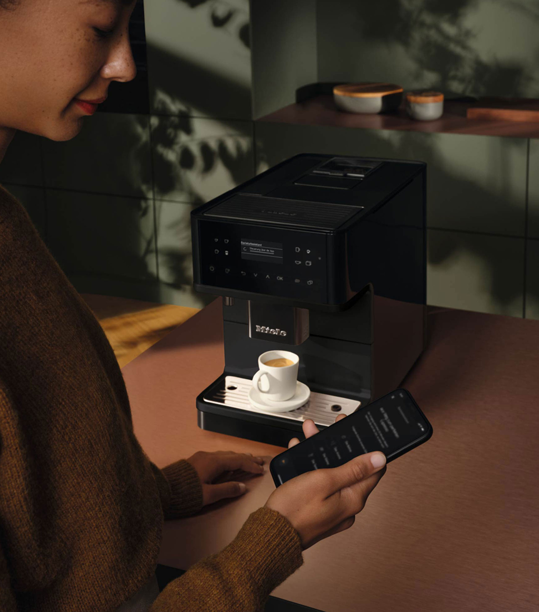 Máquina de café automática portátil CM6160 Milk Perfection
