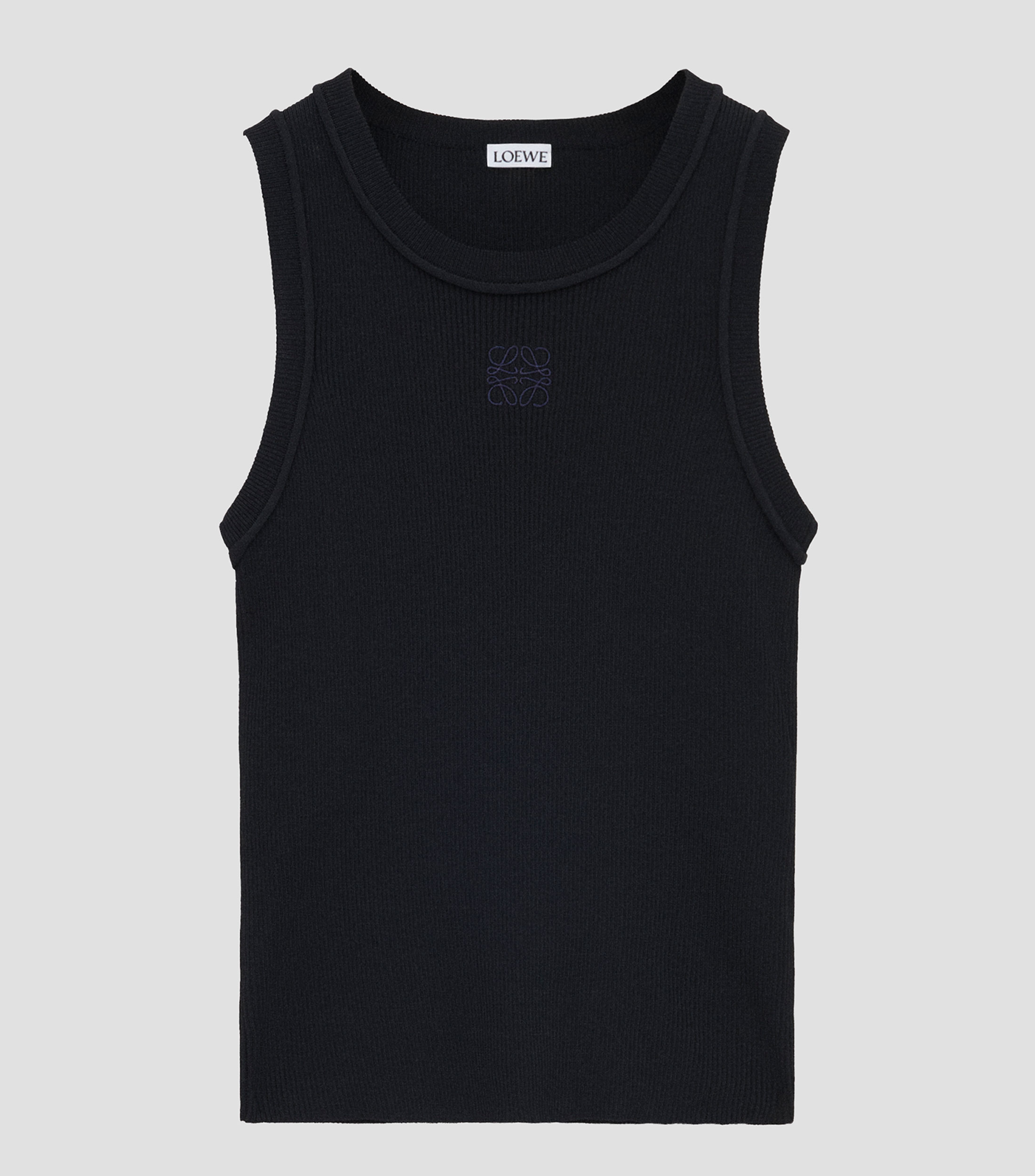 Blusa lisa sin mangas Mujer