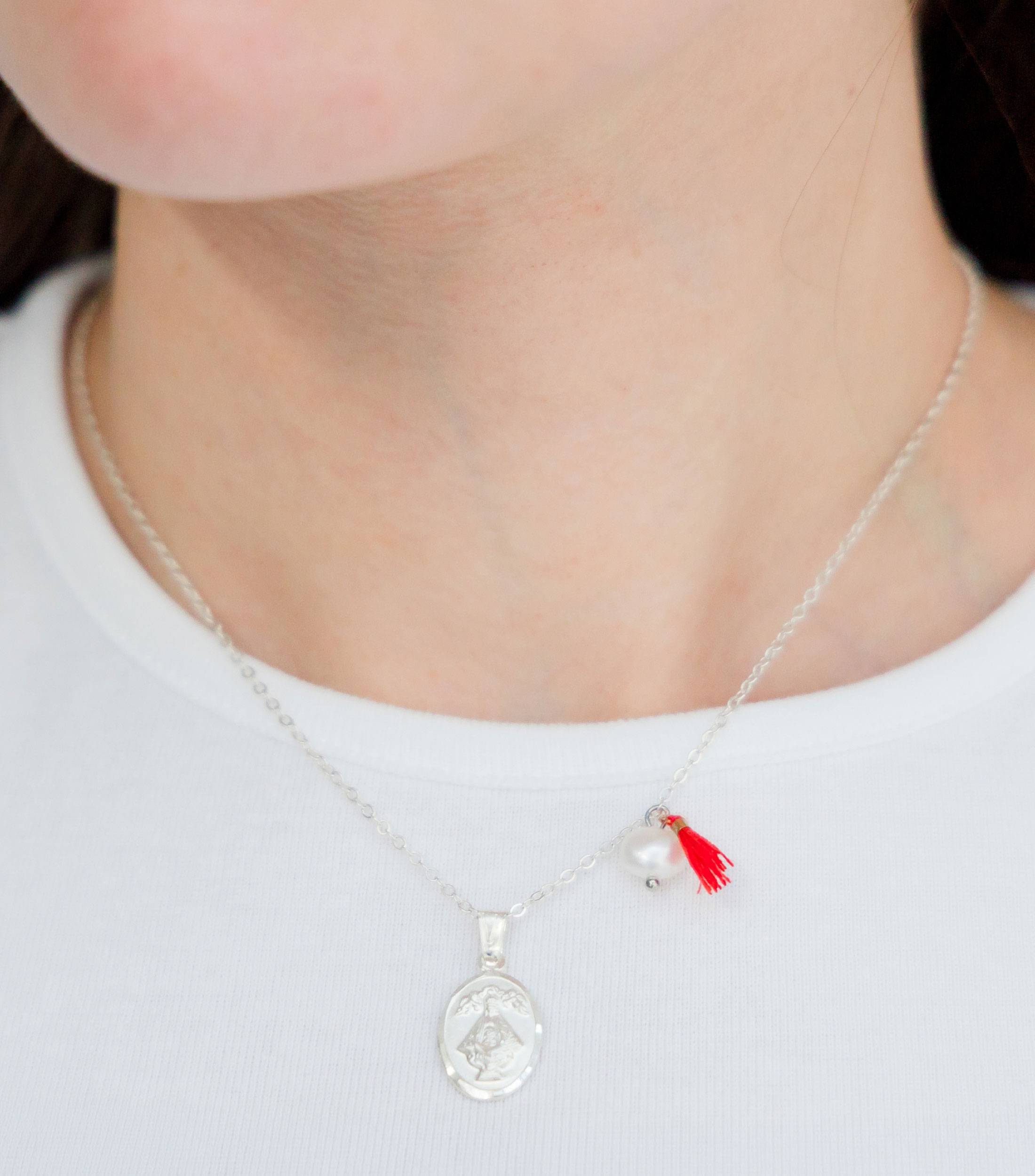 Collar en plata .925 Virgen de San Juan de los Lagos Mujer