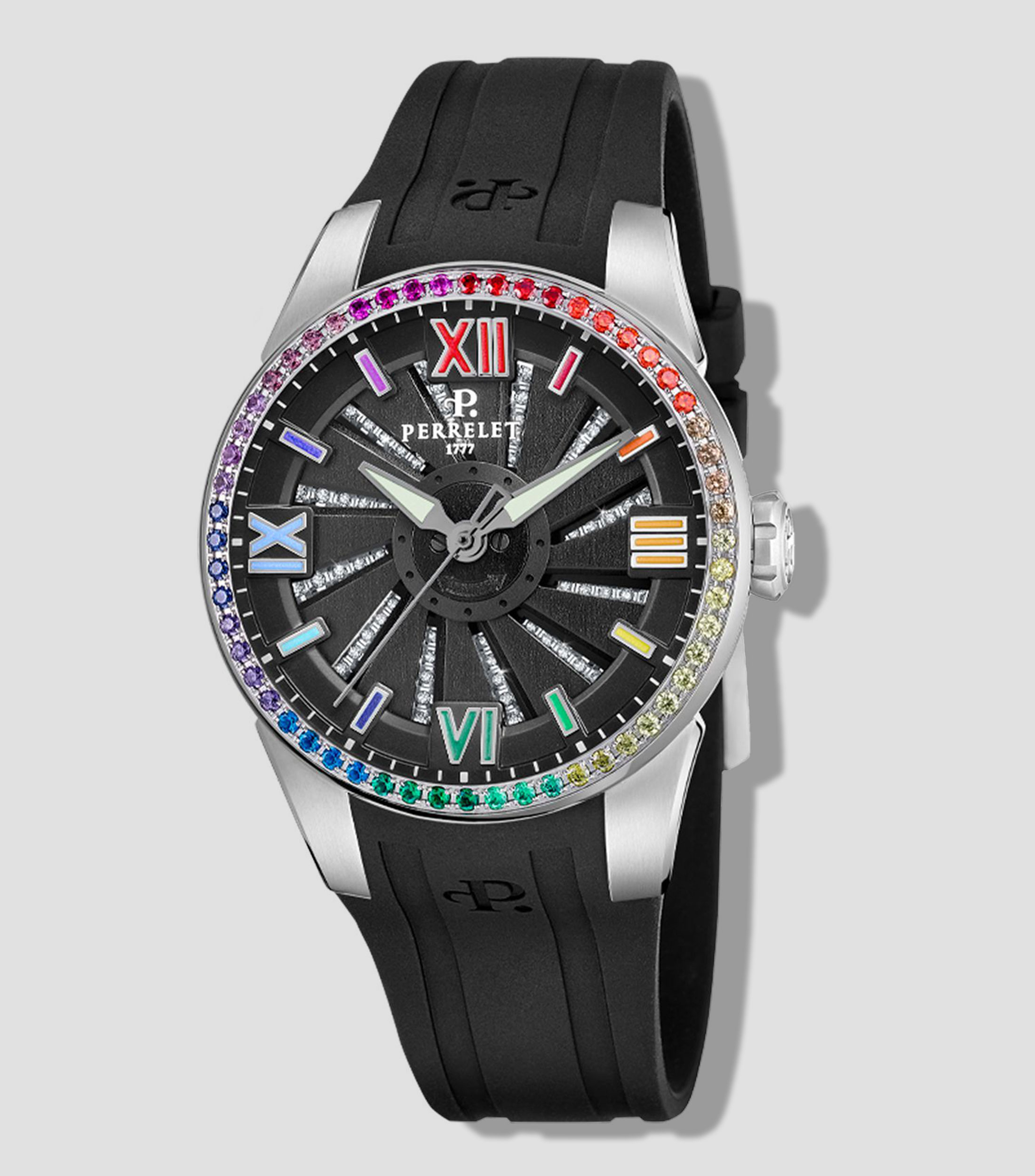 Reloj para Mujer Turbine Lady Aurora Casual Negro, Plateado