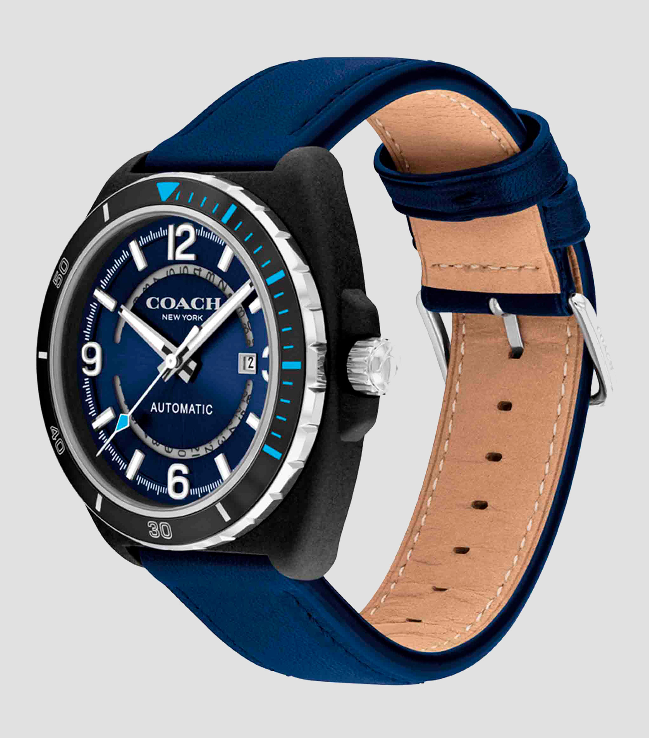Reloj para Hombre Charter Casual Azul, Negro