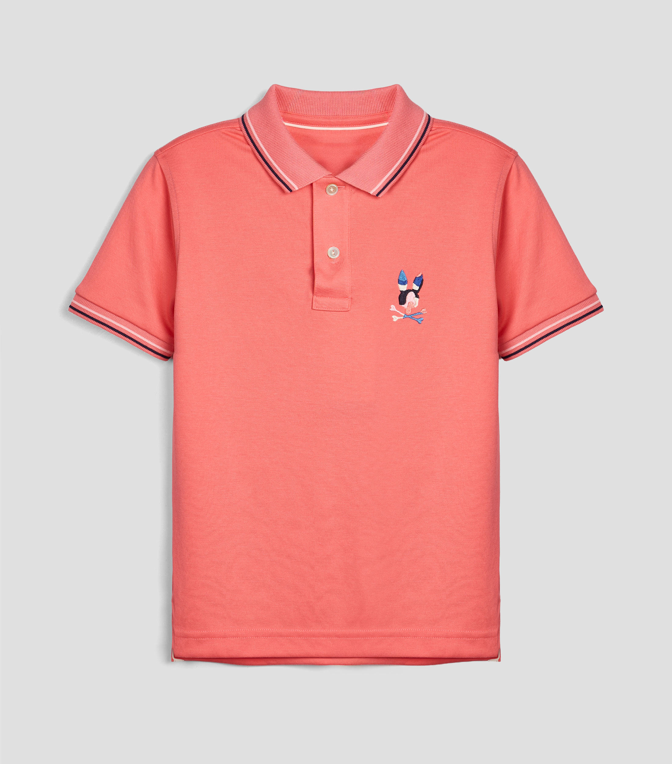 Playera tipo polo manga corta lisa Niño