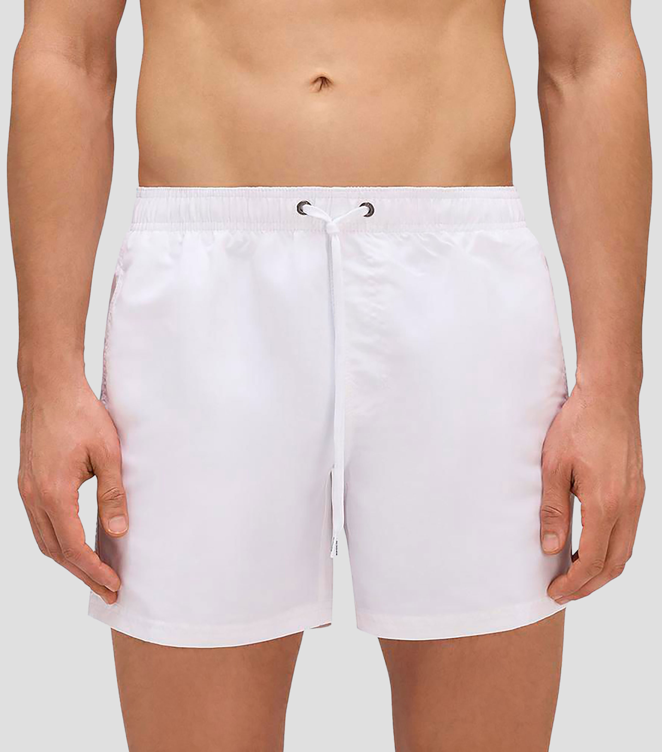 Traje de baño corto liso Hombre