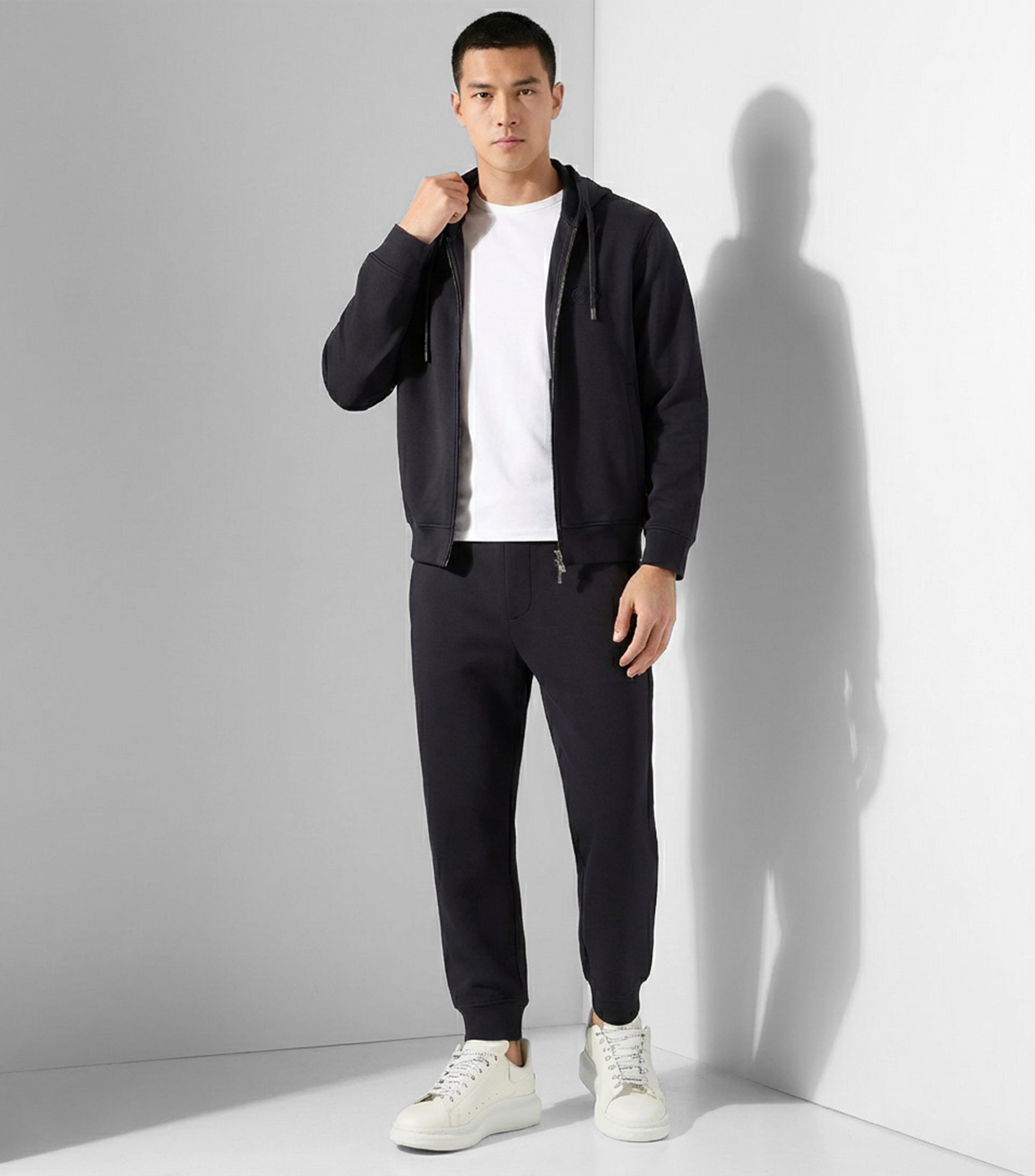 Sudadera con cierre y capucha Hombre