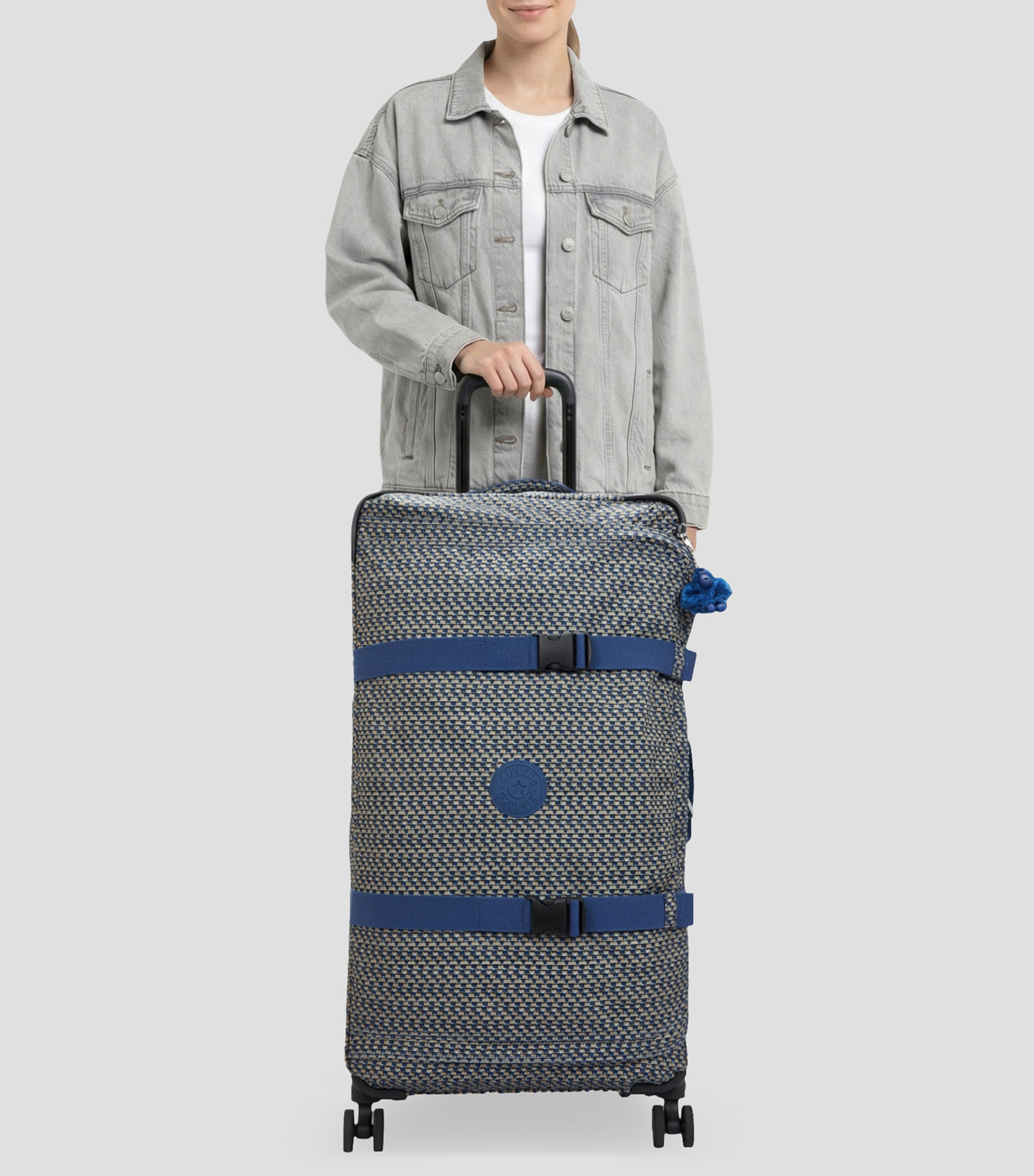 Maleta de viaje suave Spontaneous azul