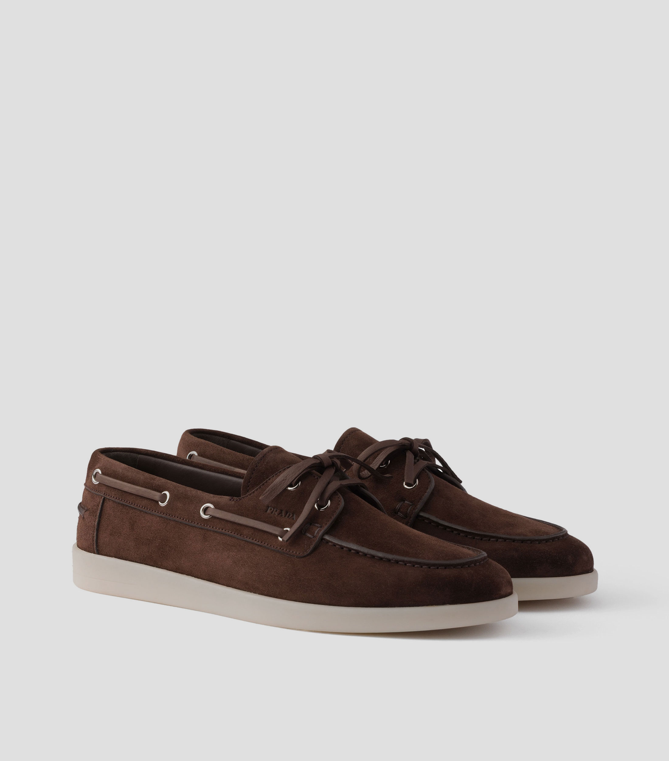 Mocasines de piel con cordones Hombre