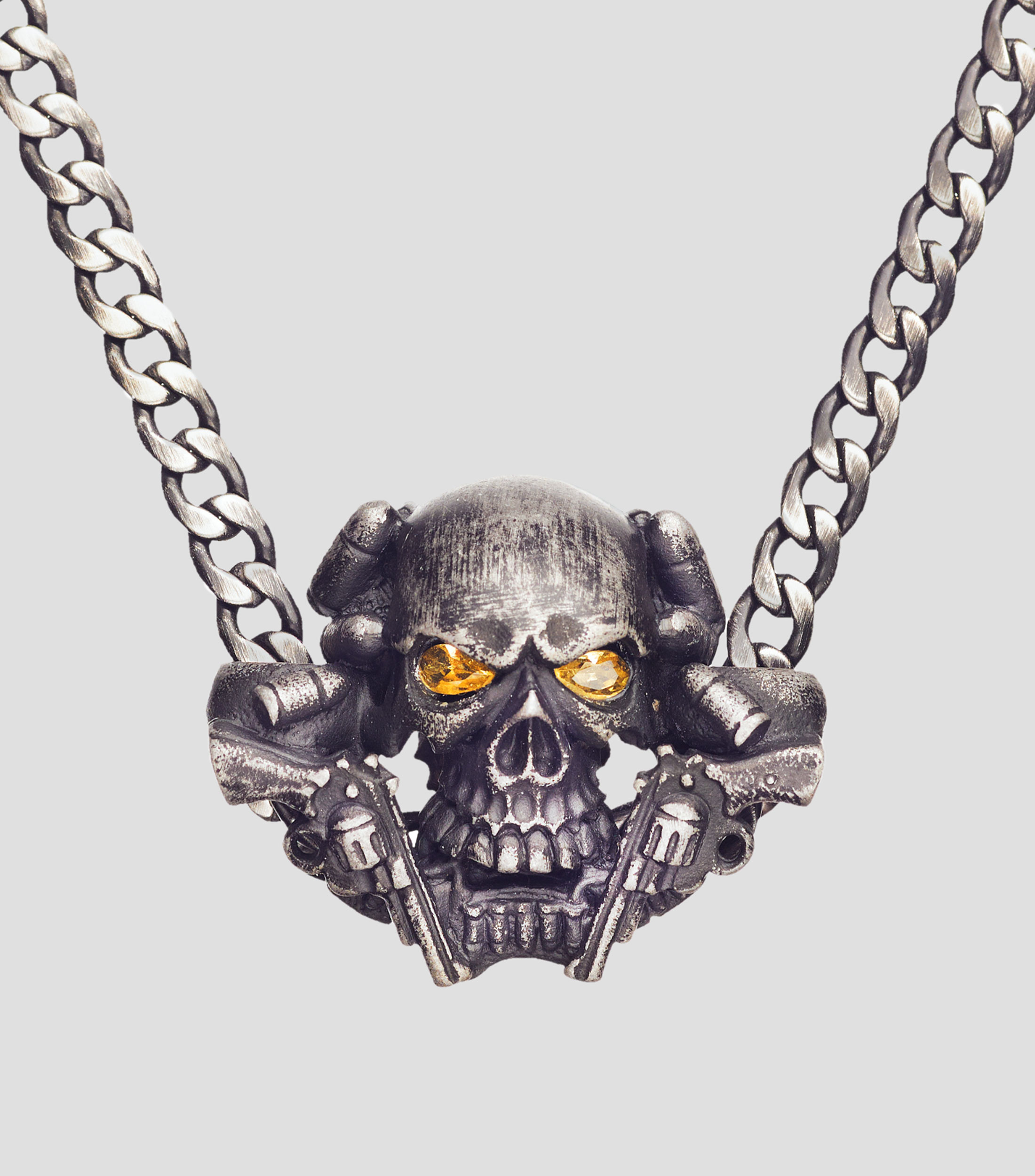 Collar con Calavera Hombre