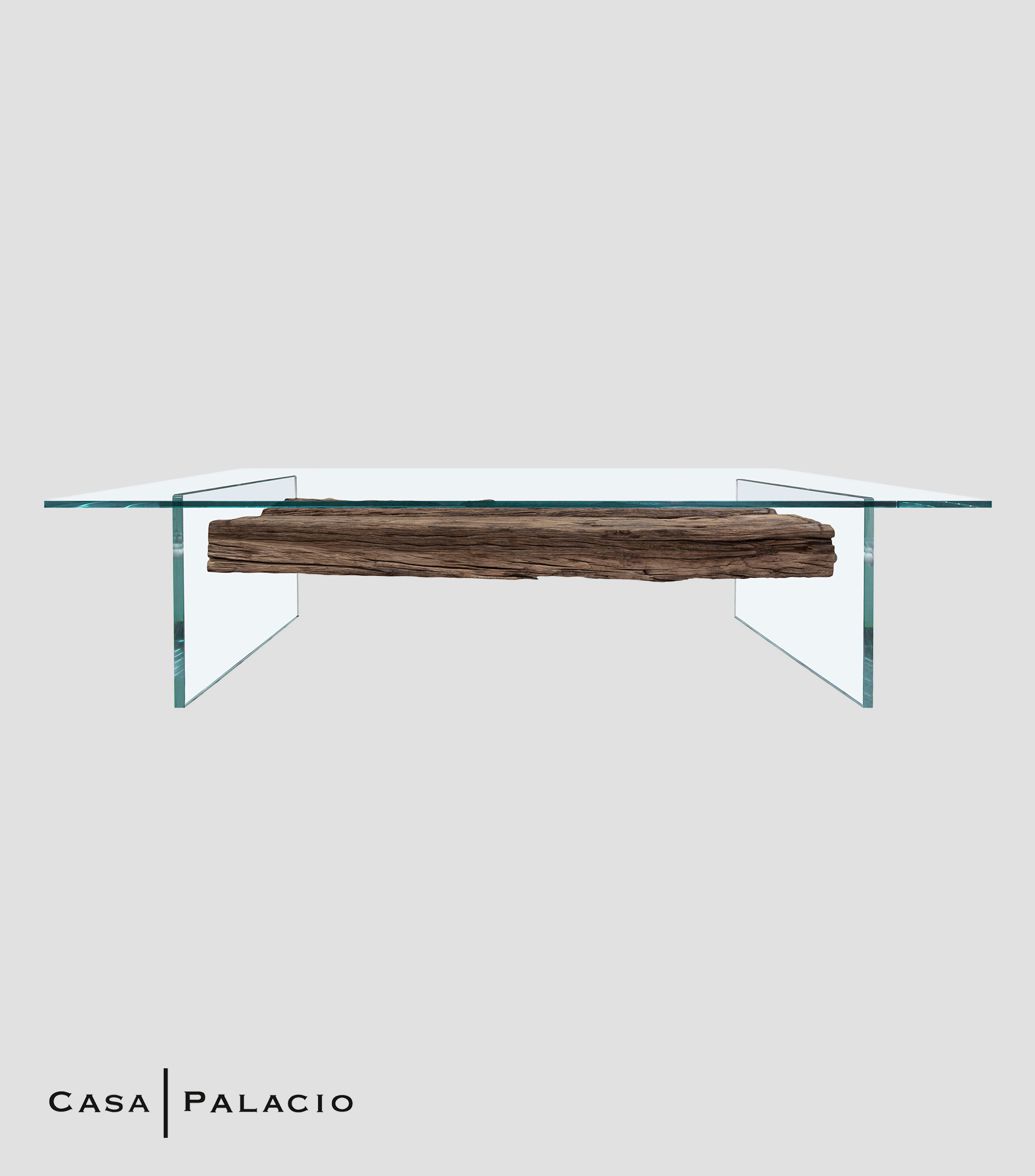 Mesa de centro Detroit en cristal