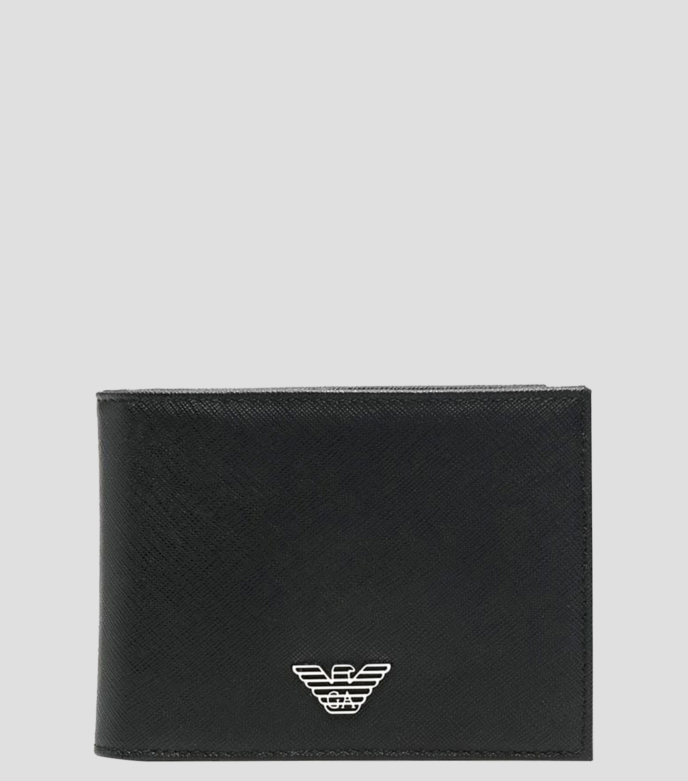 Cartera bifold texturizado Hombre