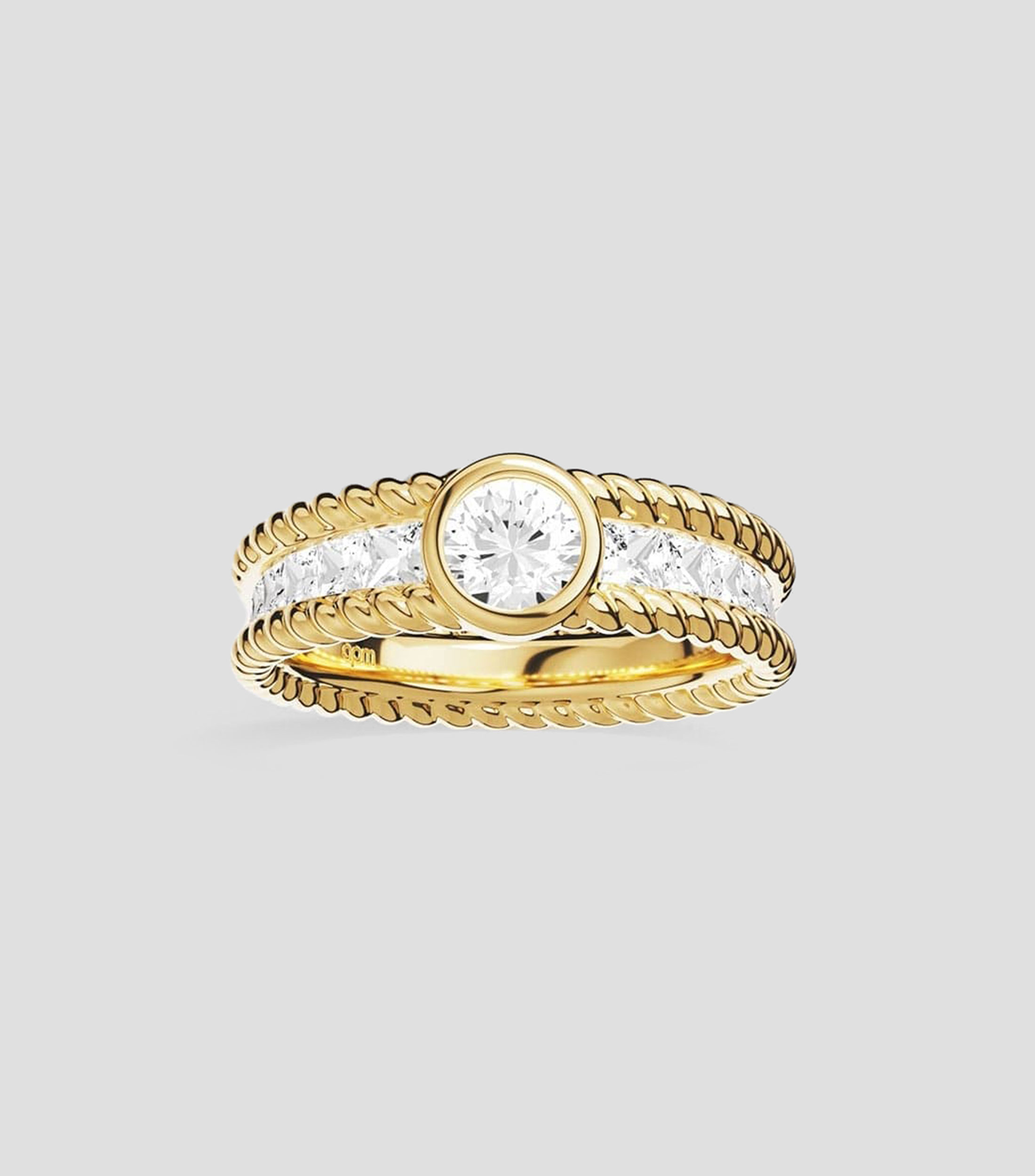 Anillo Printemps incrustaciones de zirconia cúbica Mujer