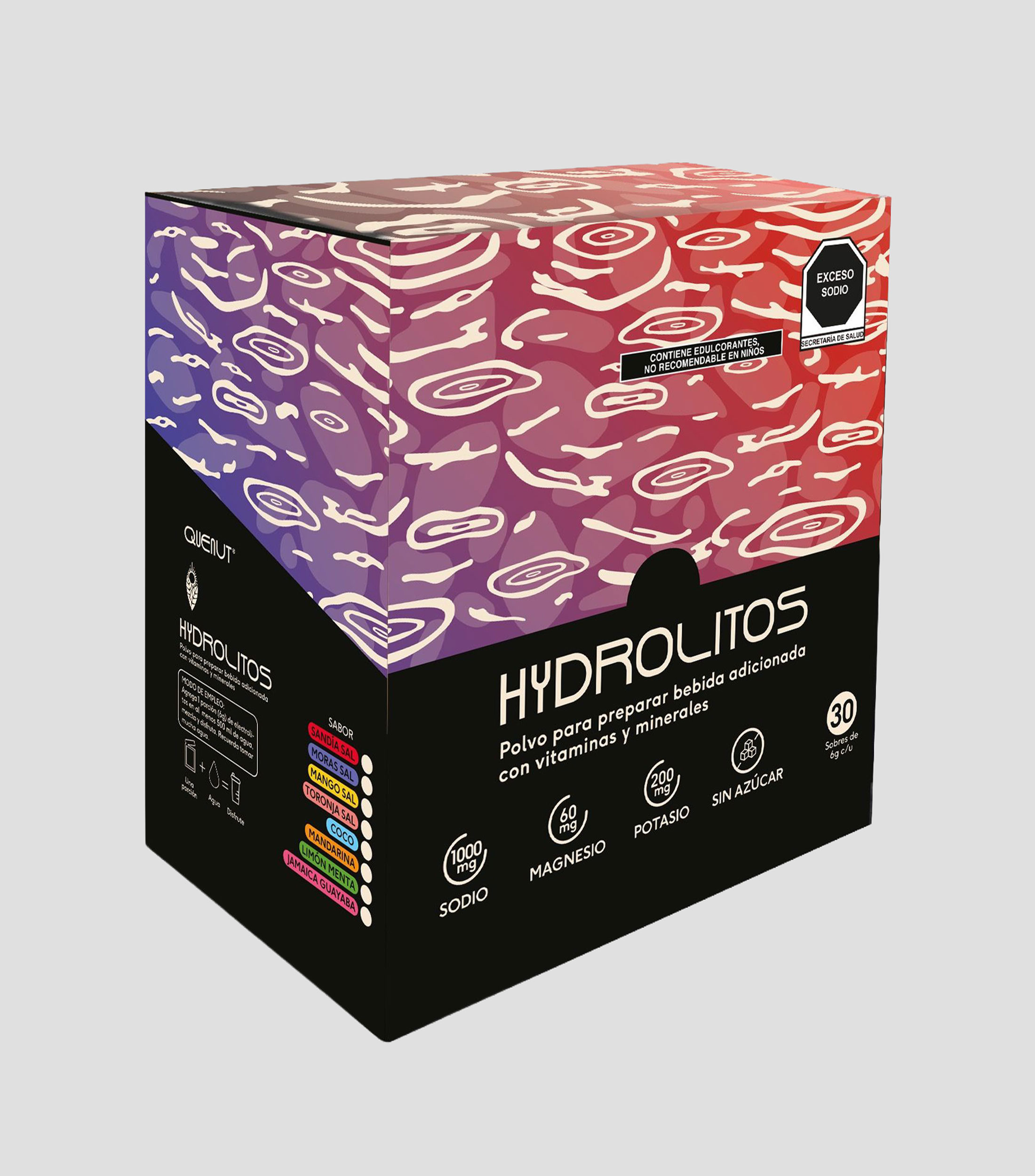 Suplemento Hydrolitos Guayaba - Jamaica, 180 g