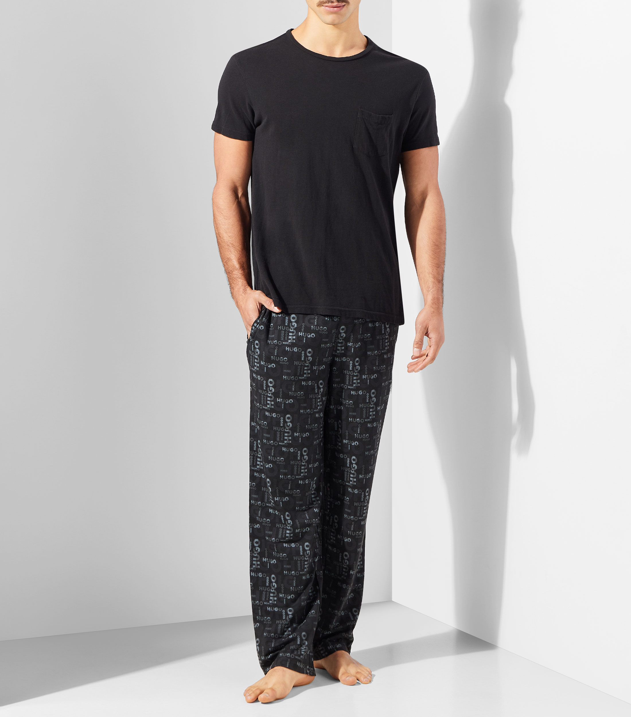 Pants con estampado Hombre