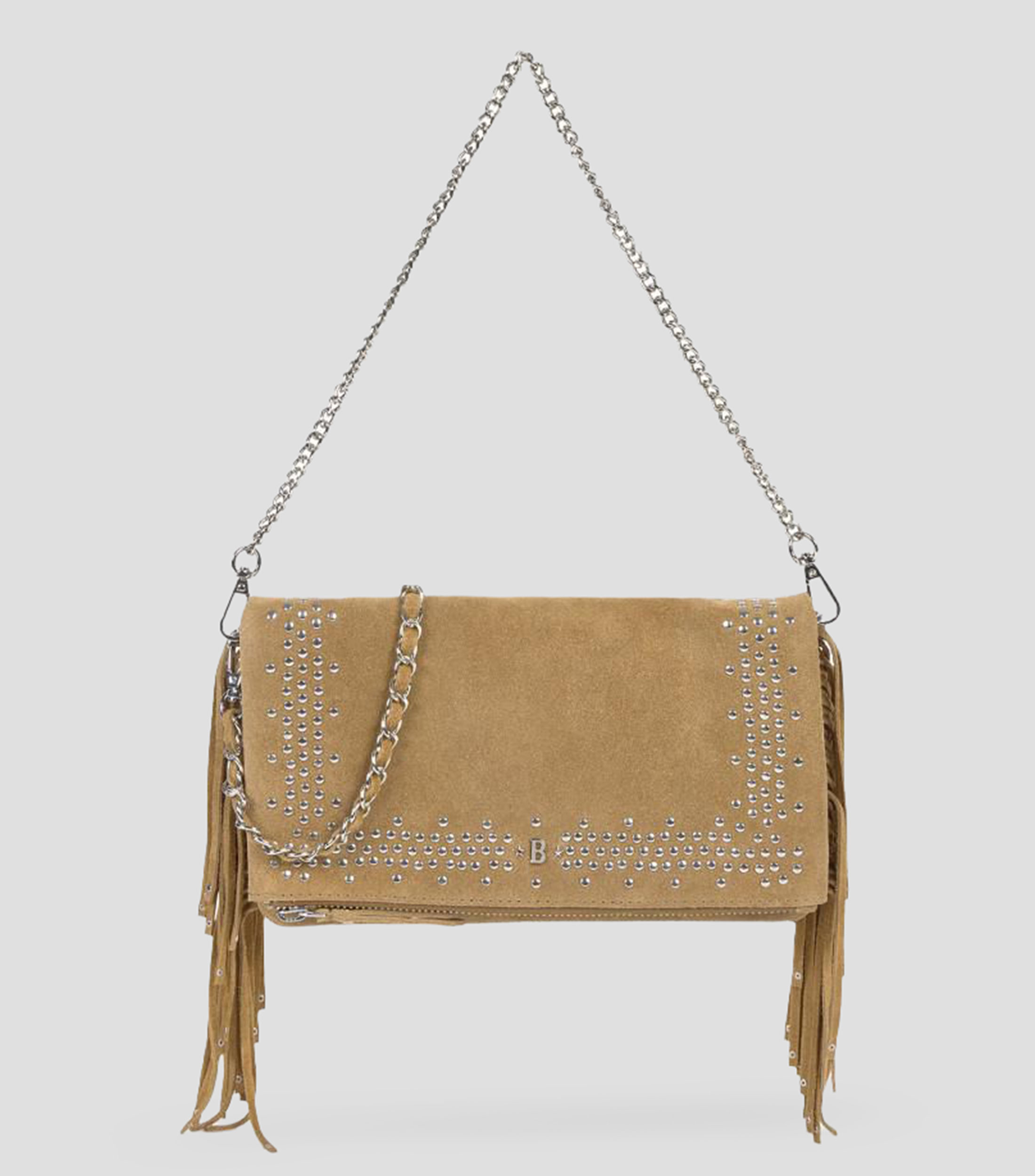 Bolsa shoulder en piel lisa Mujer