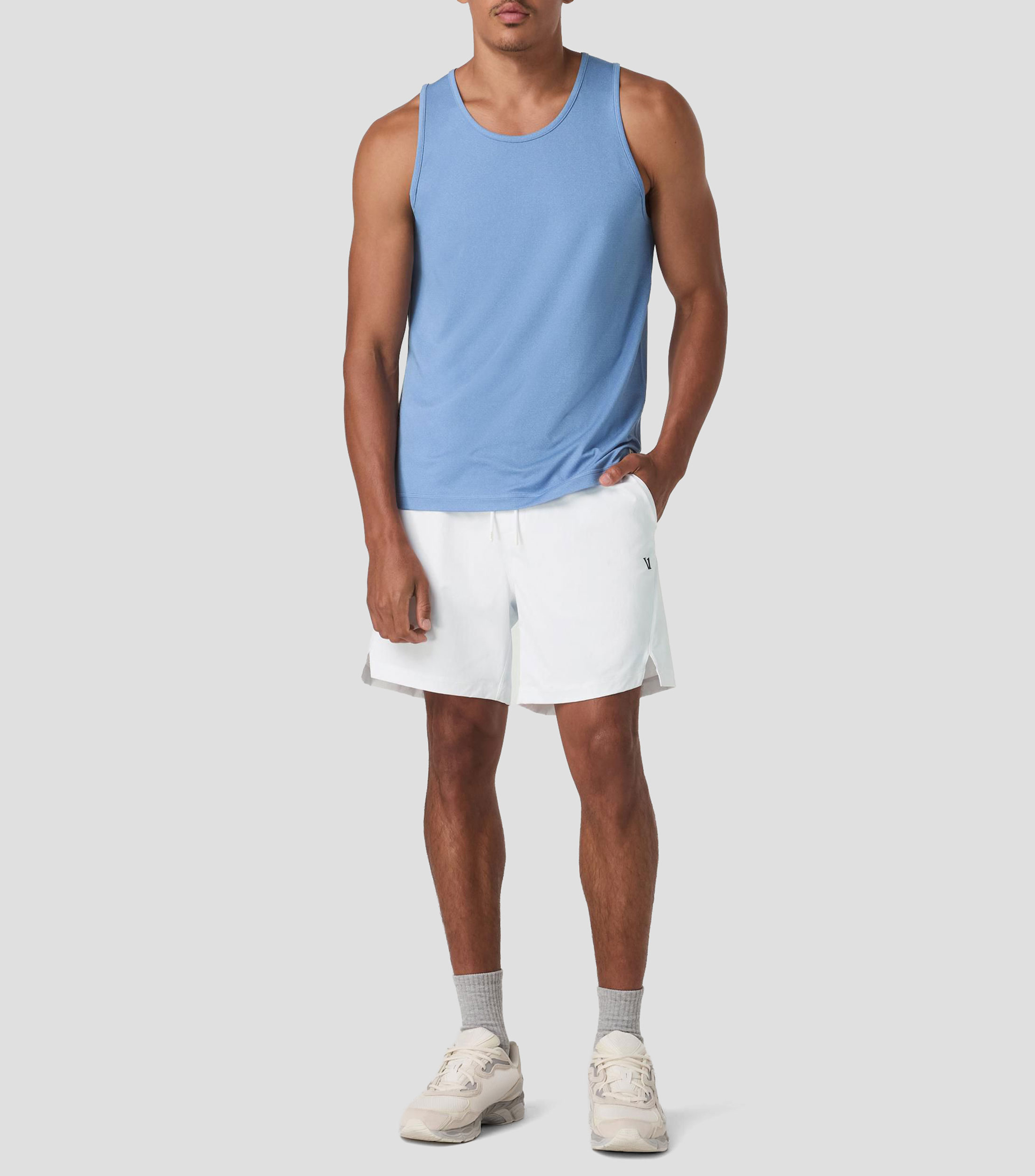 Tank de entrenamiento Tradewind Performance 2.0 cuello redondo sin mangas lisa Hombre