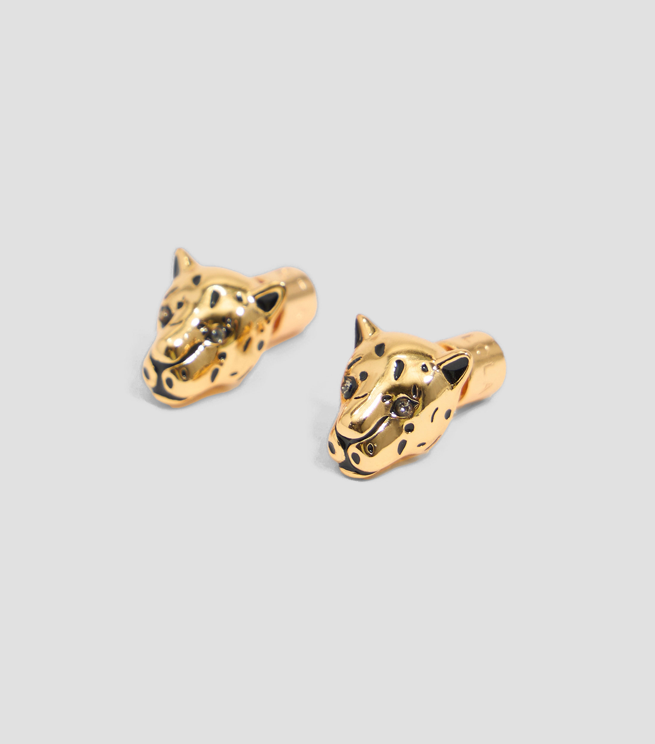 Pendientes con cabeza de pantera mujer
