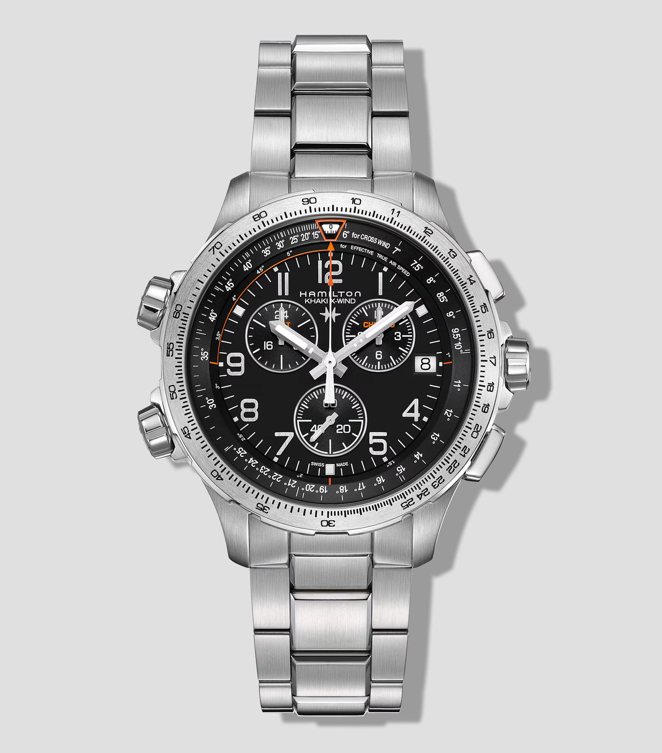 Reloj para Hombre Khaki X-Wind GMT Casual Plateado