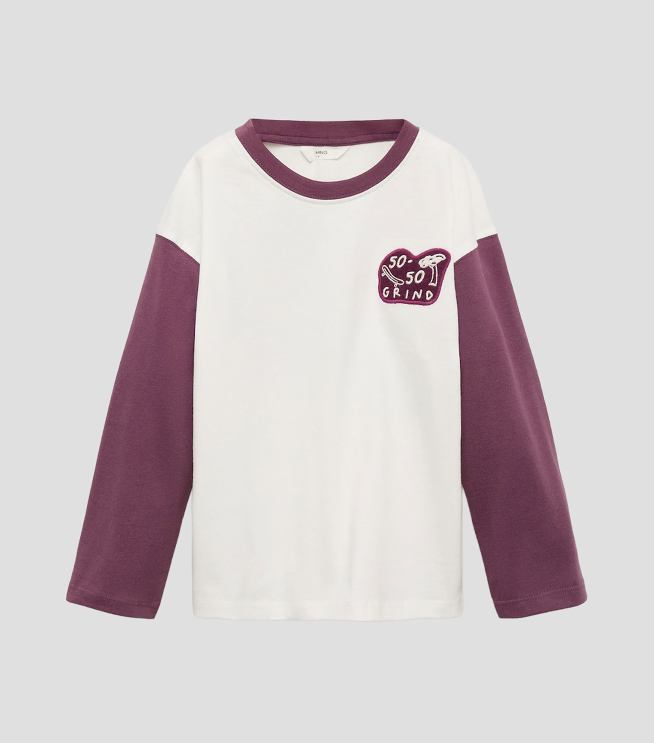 Playera con bordado manga larga Nino