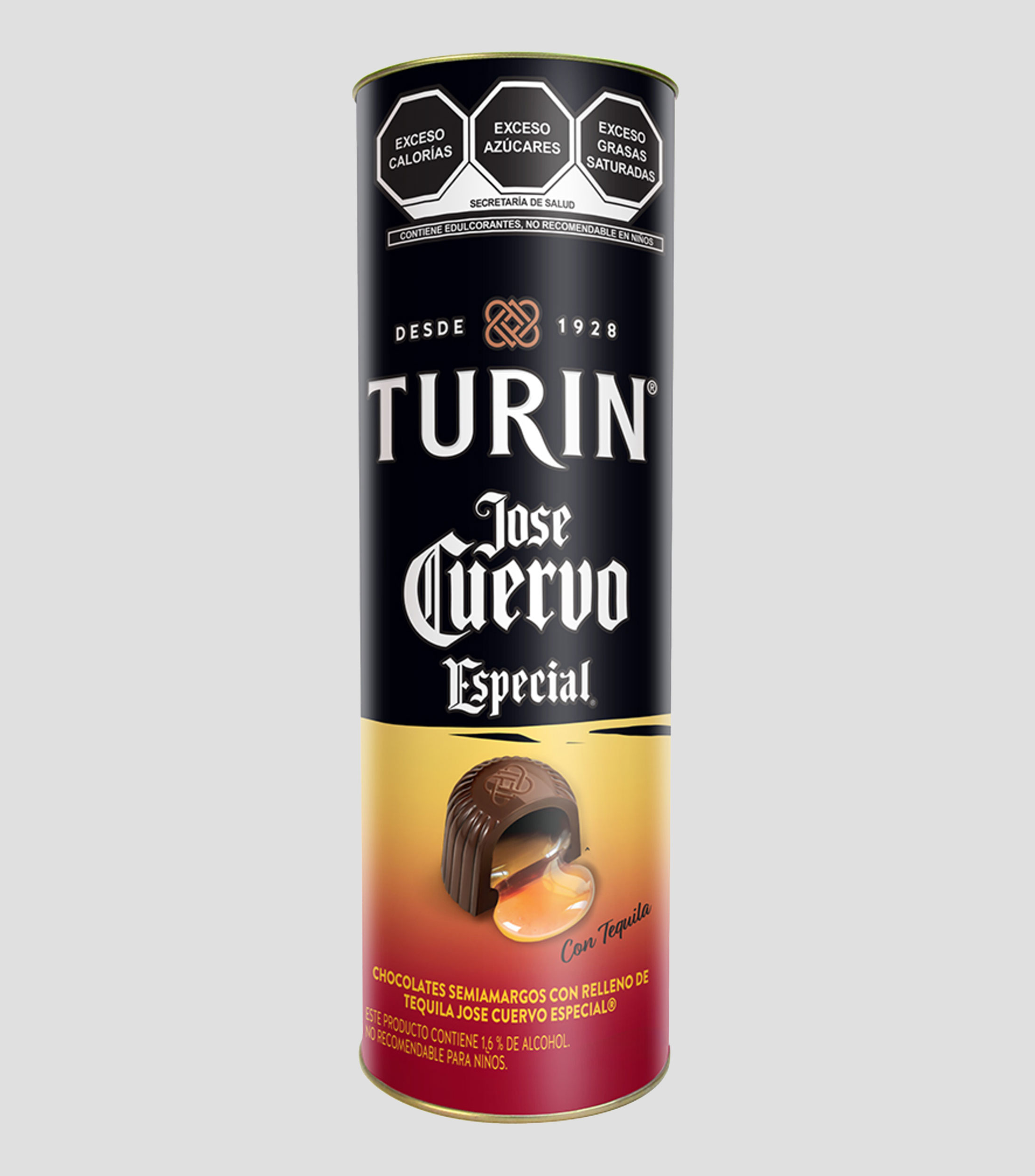 Chocolates José Cuervo especial Tubo,180 g