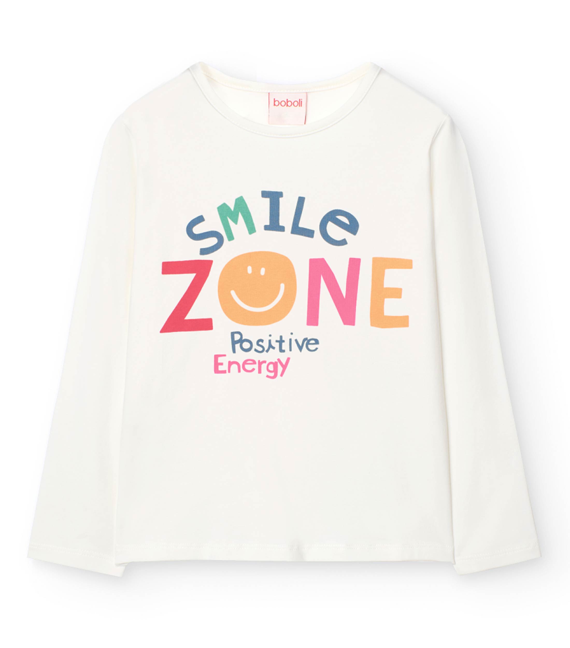 Playera estampada con manga larga Niña