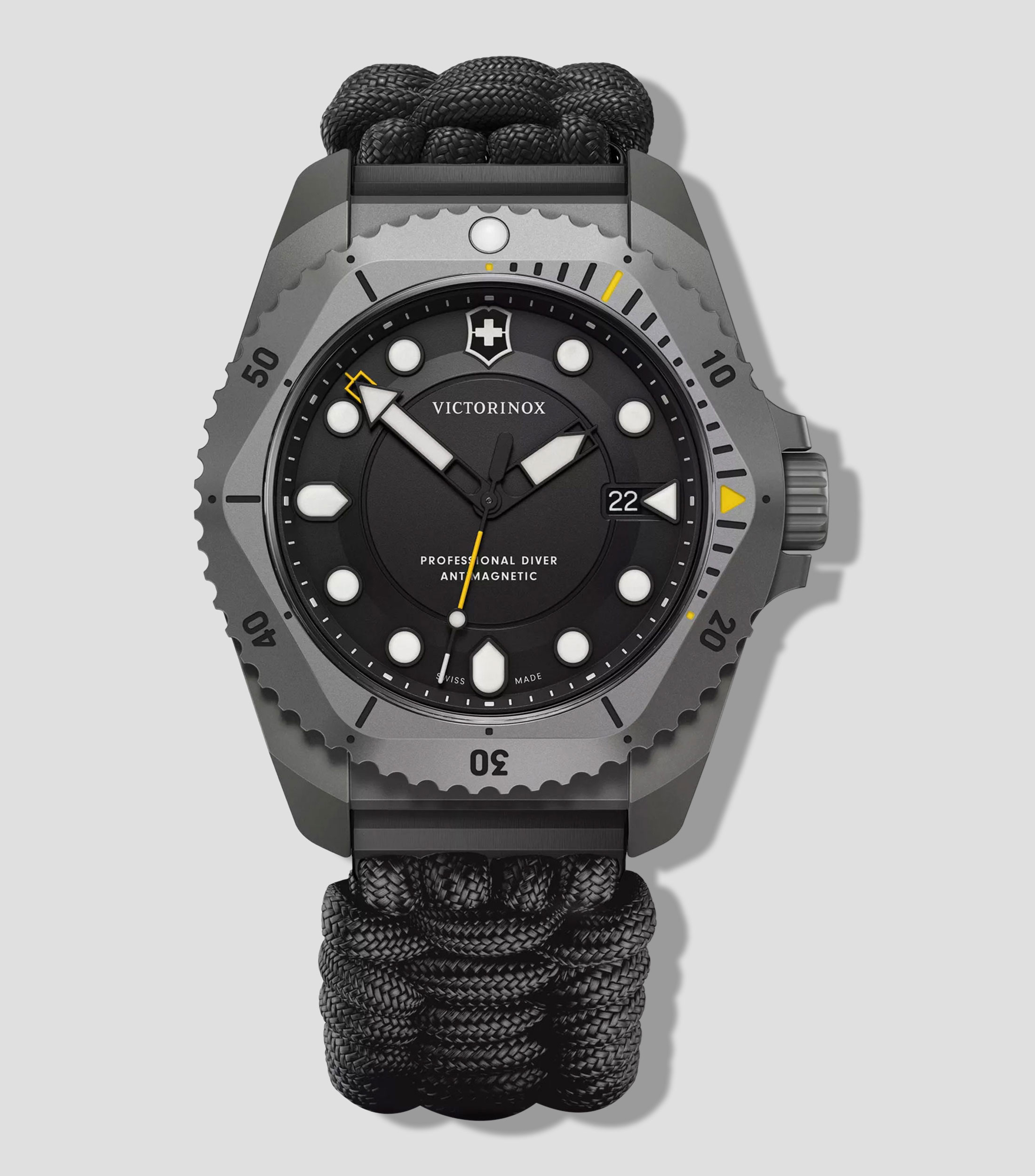 Reloj para Hombre Dive Pro Casual, Plateado, Negro
