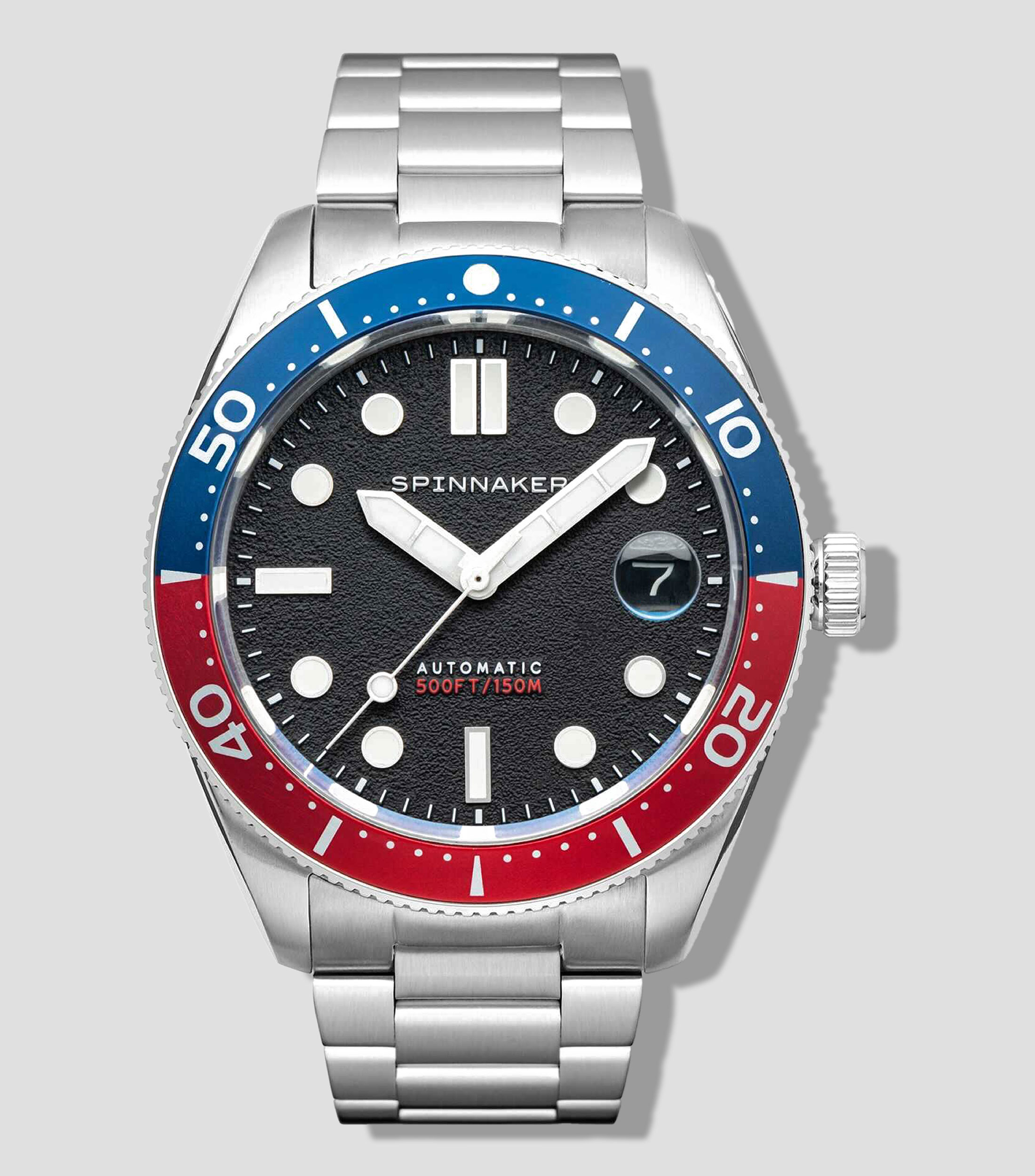 Reloj para hombre Croft casual, Plateado