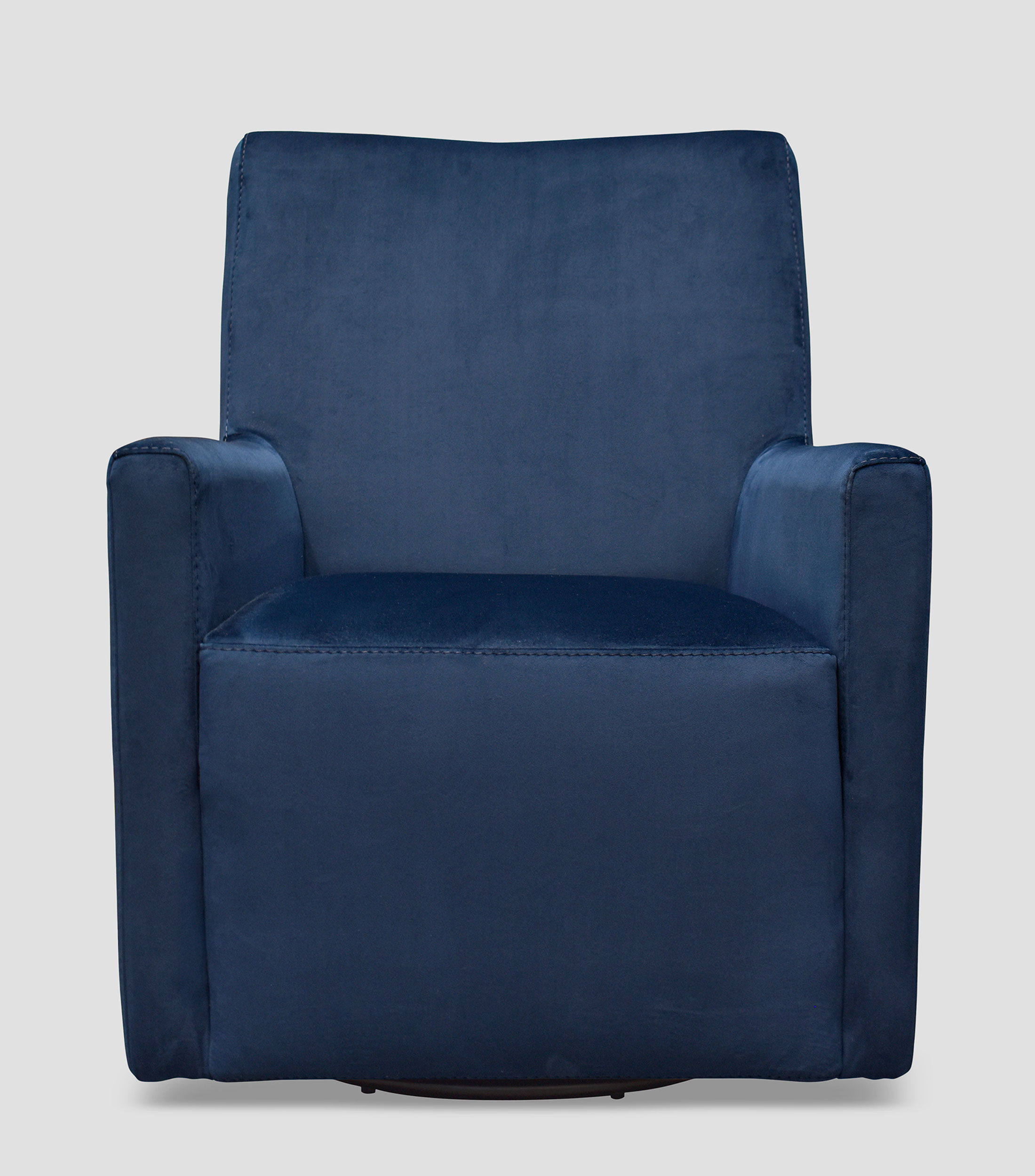 Sillón giratorio Wilton azul