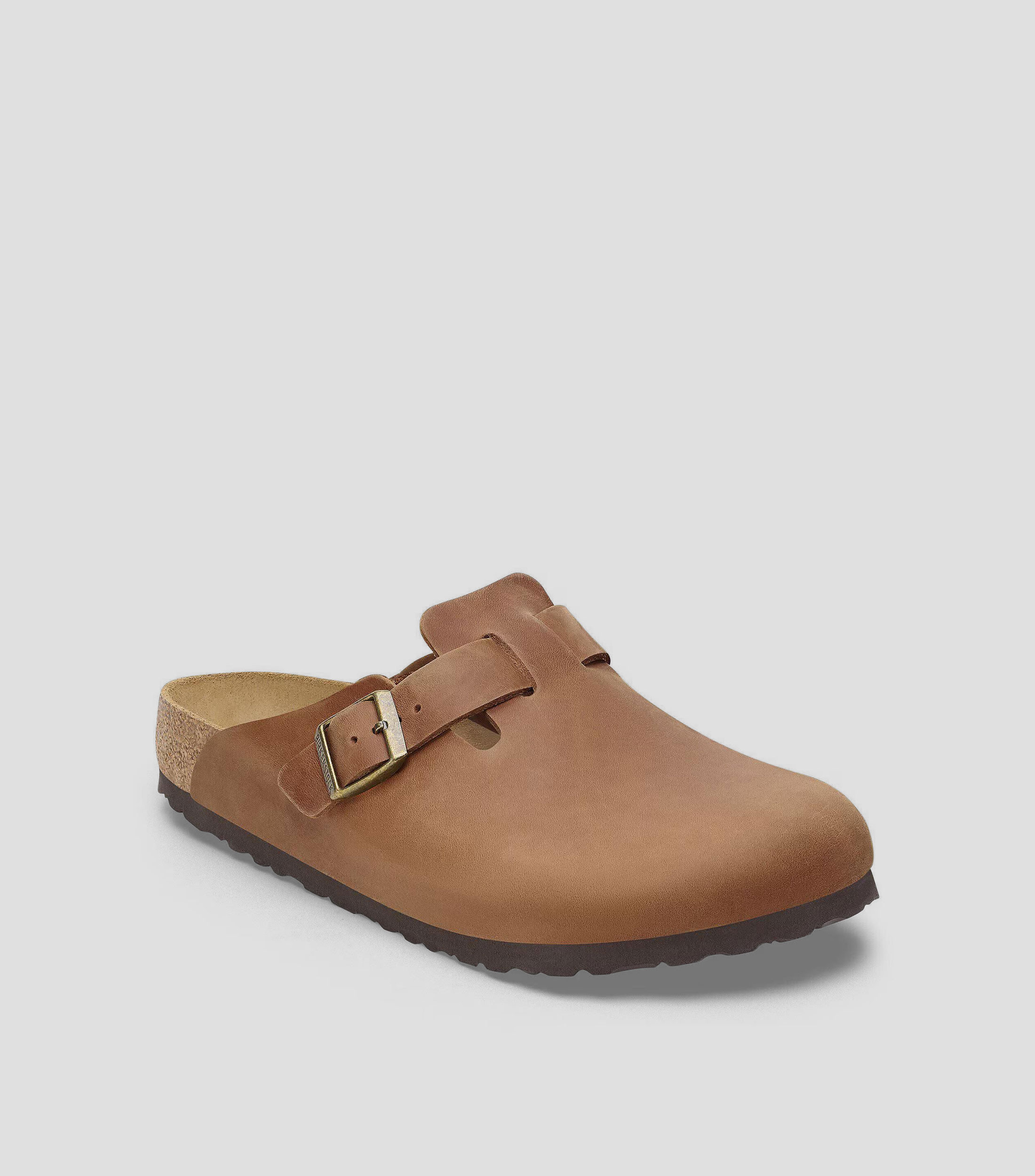 Zuecos casuales en piel Hombre