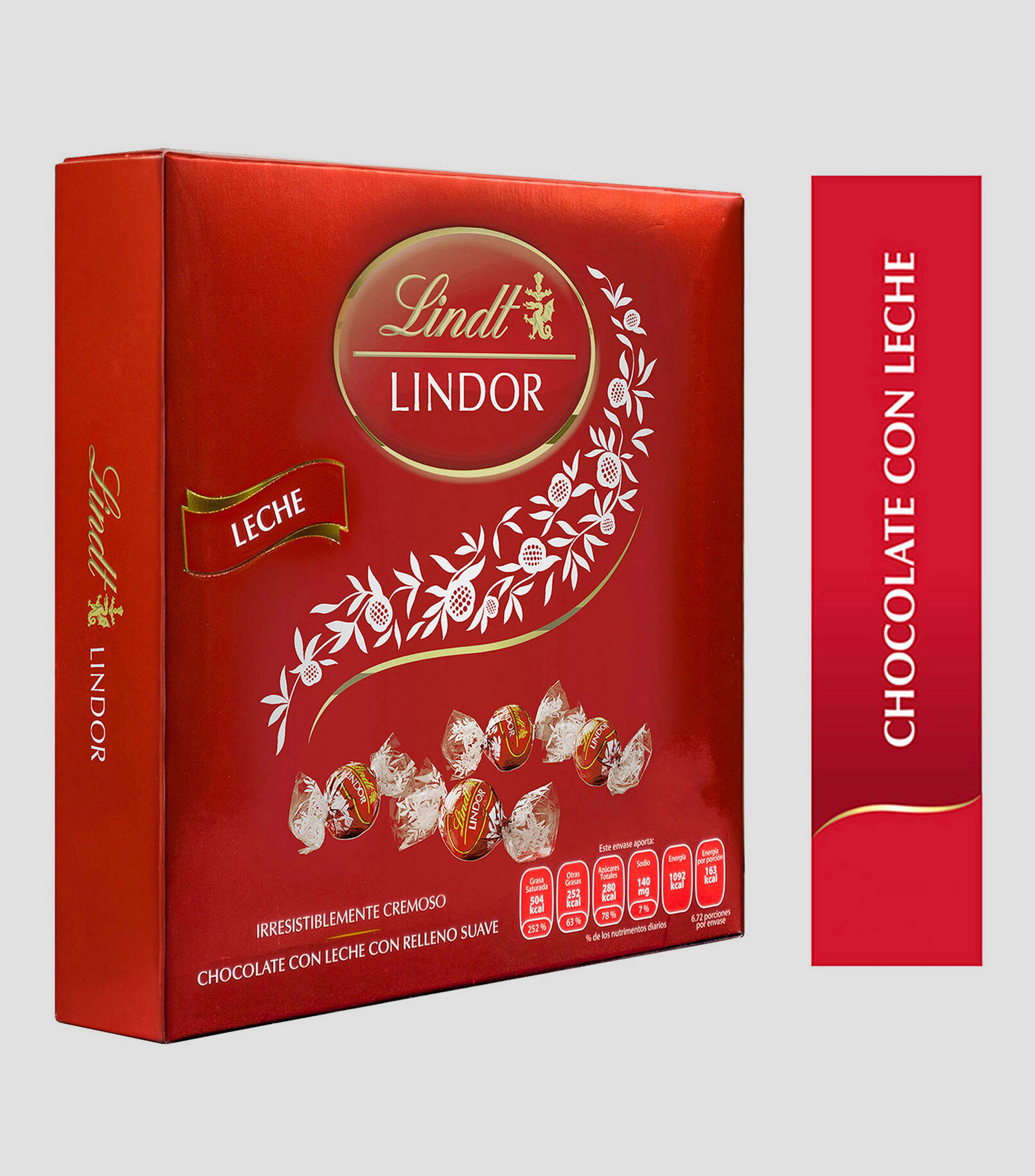 Chocolate con Leche y Relleno Suave Lindor, 168 gr