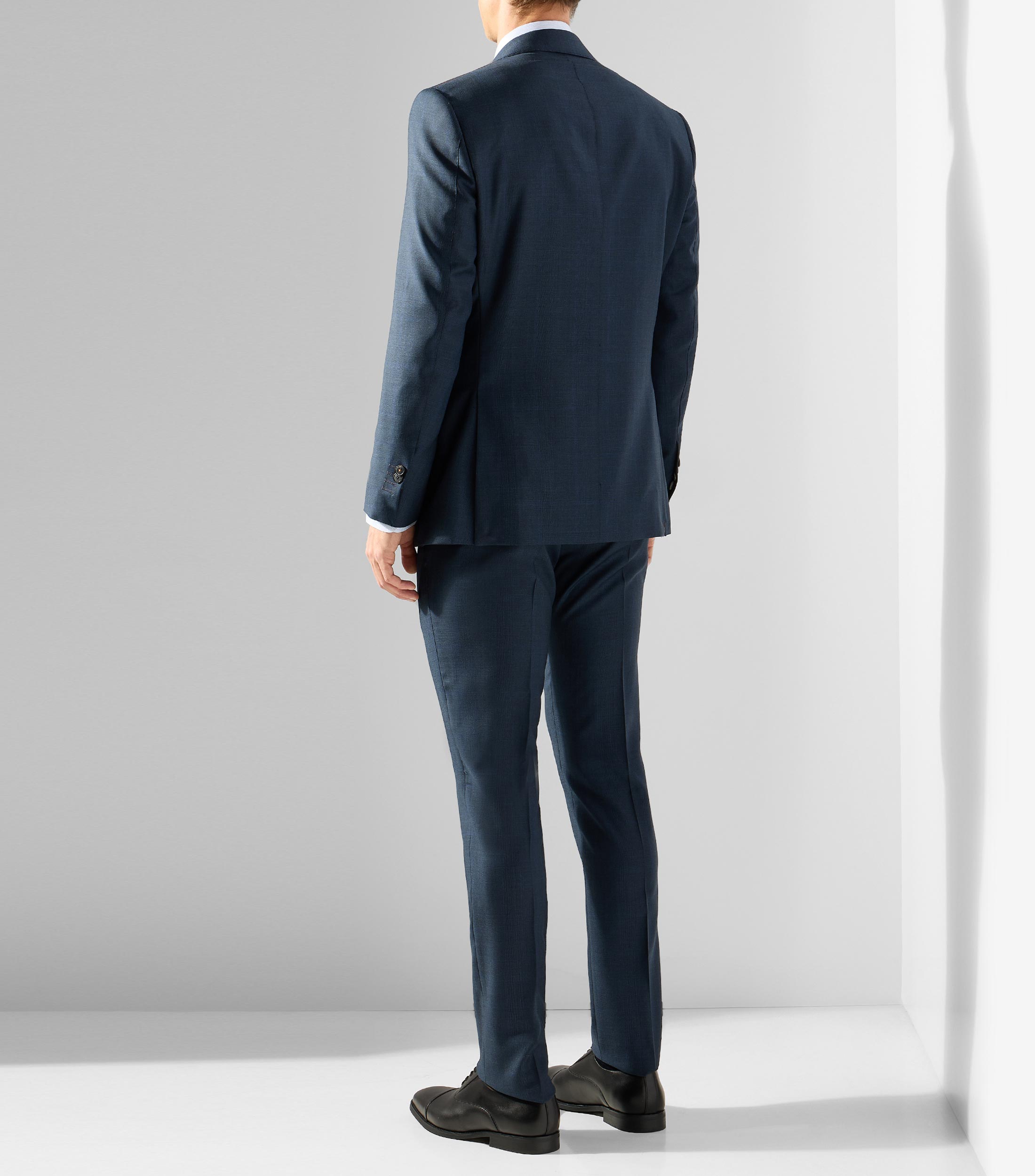 Traje de lana corte slim fantasía Hombre