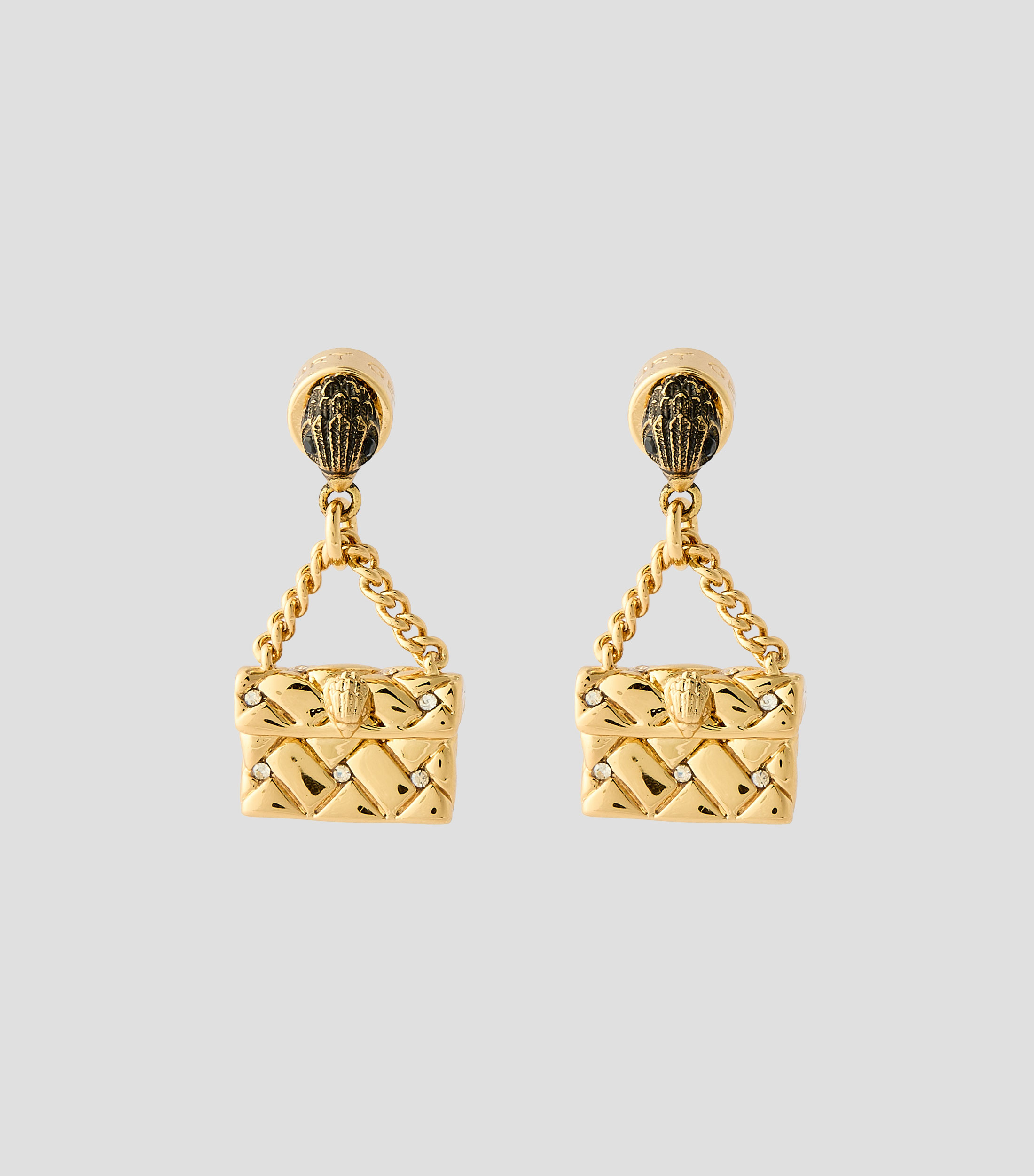 Aretes Kensington Bag con cristales Mujer