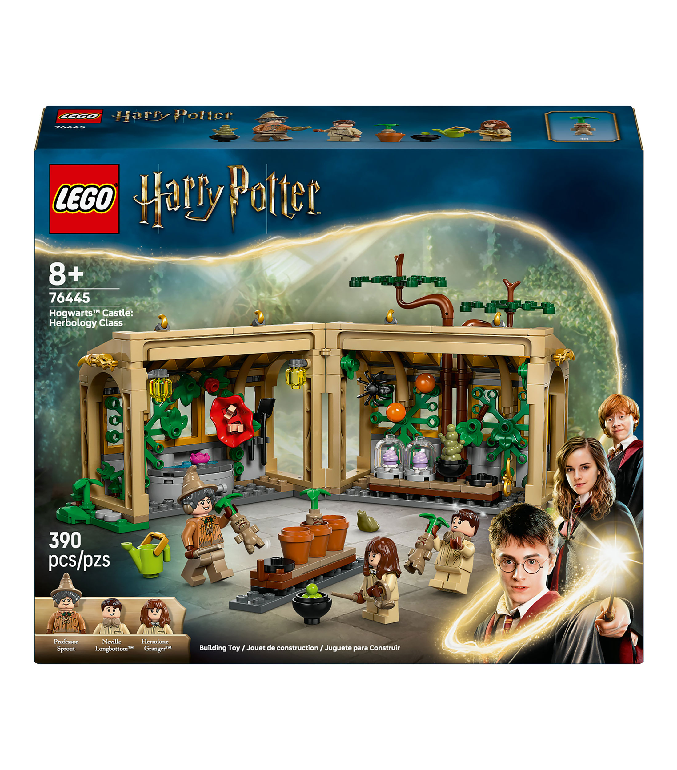 Lego Harry Potter Castillo de Hogwarts Clase de Herbología 76445