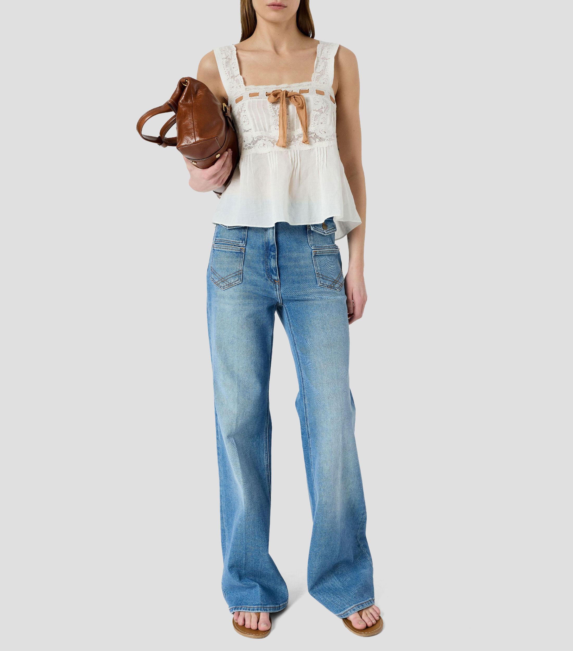 Jeans acampanado Mujer
