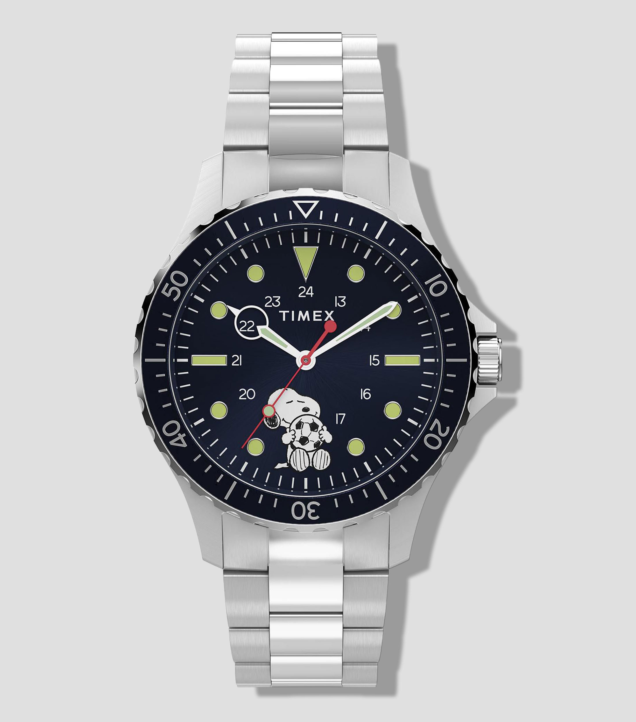 Reloj para Hombre Peanuts Navy World Cup casual plateado