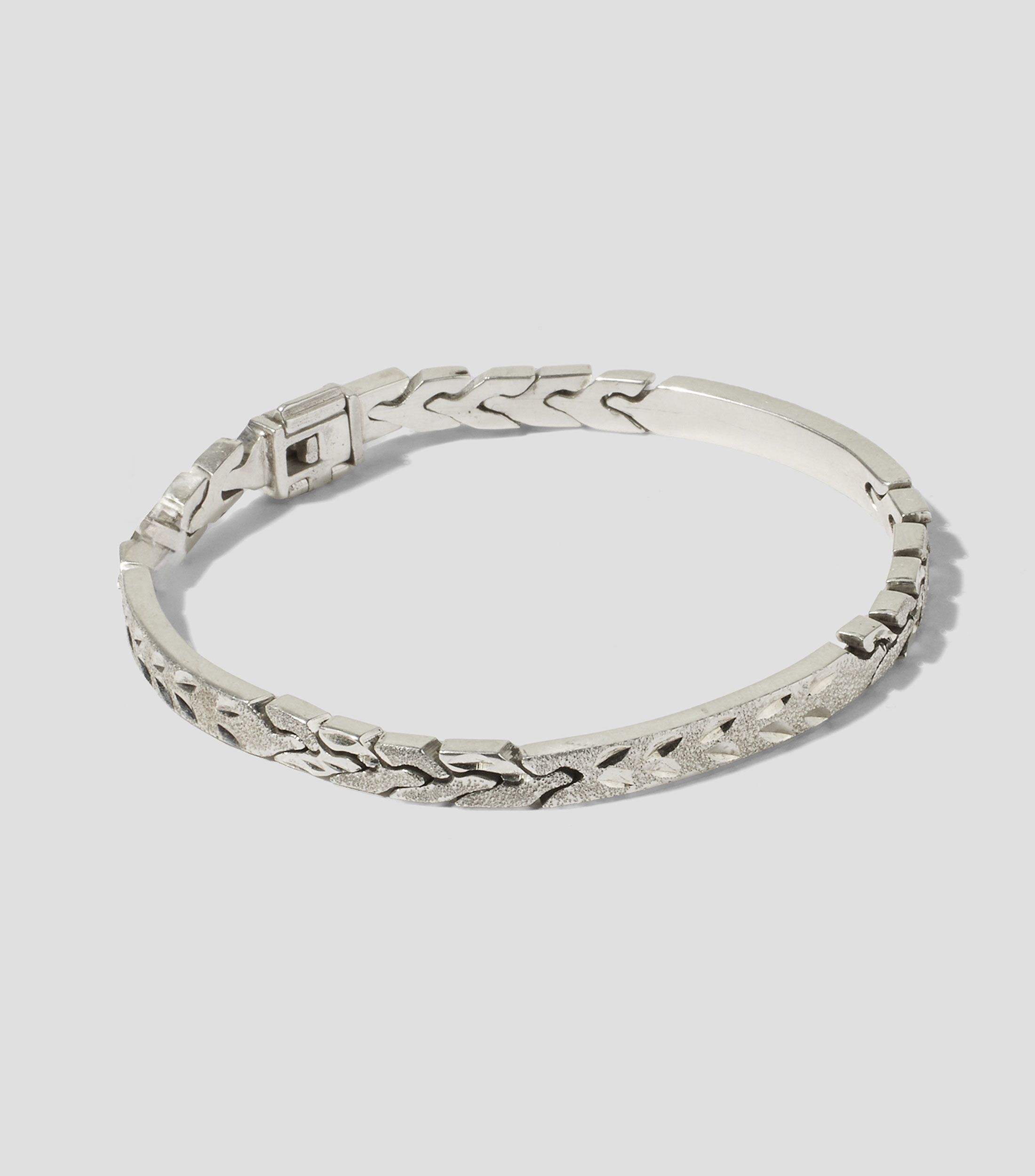 Pulsera en plata .925 con eslabones Hombre