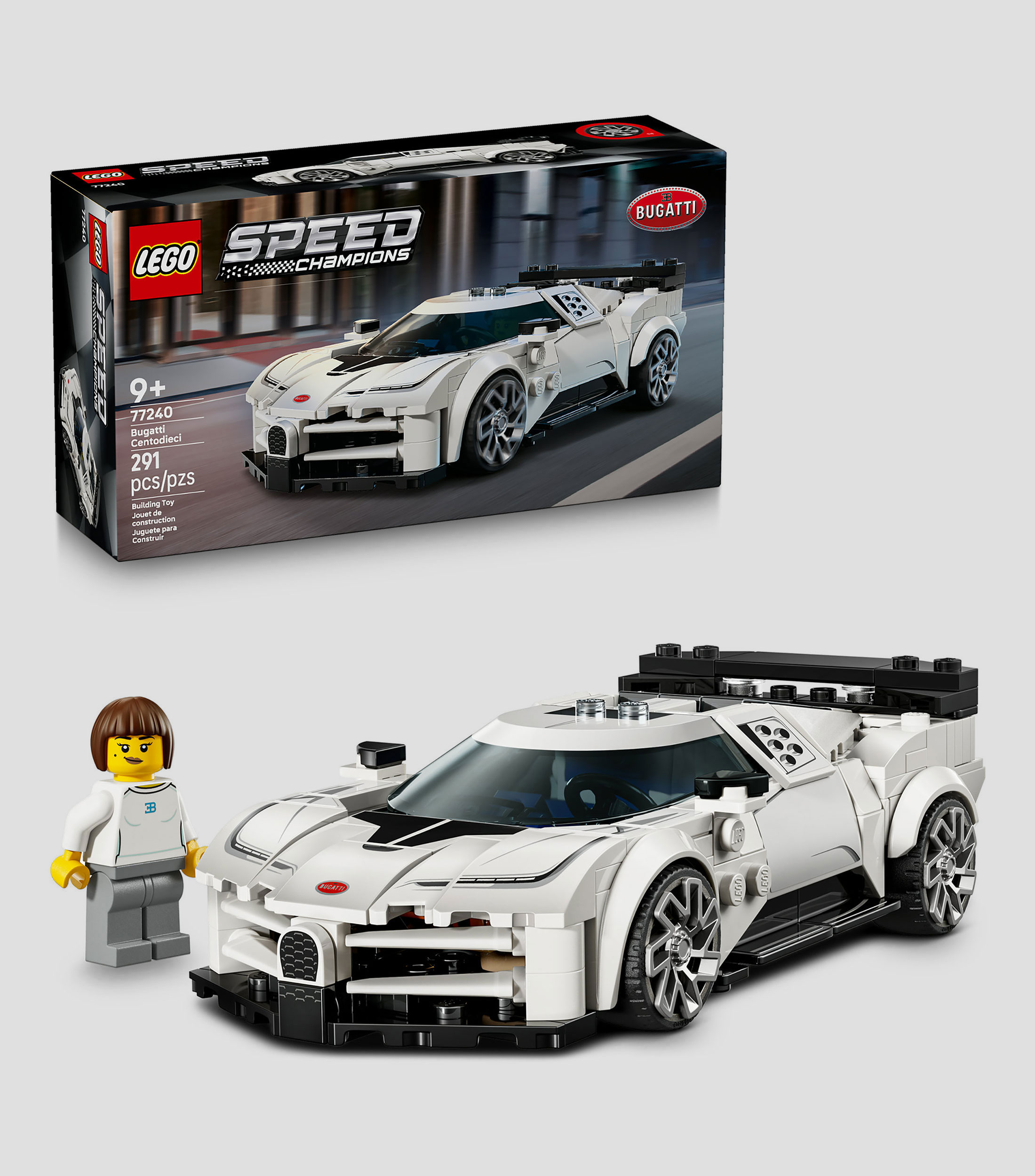 Lego Speed Champions Hiperauto Deportivo Bugatti Centodieci 77240