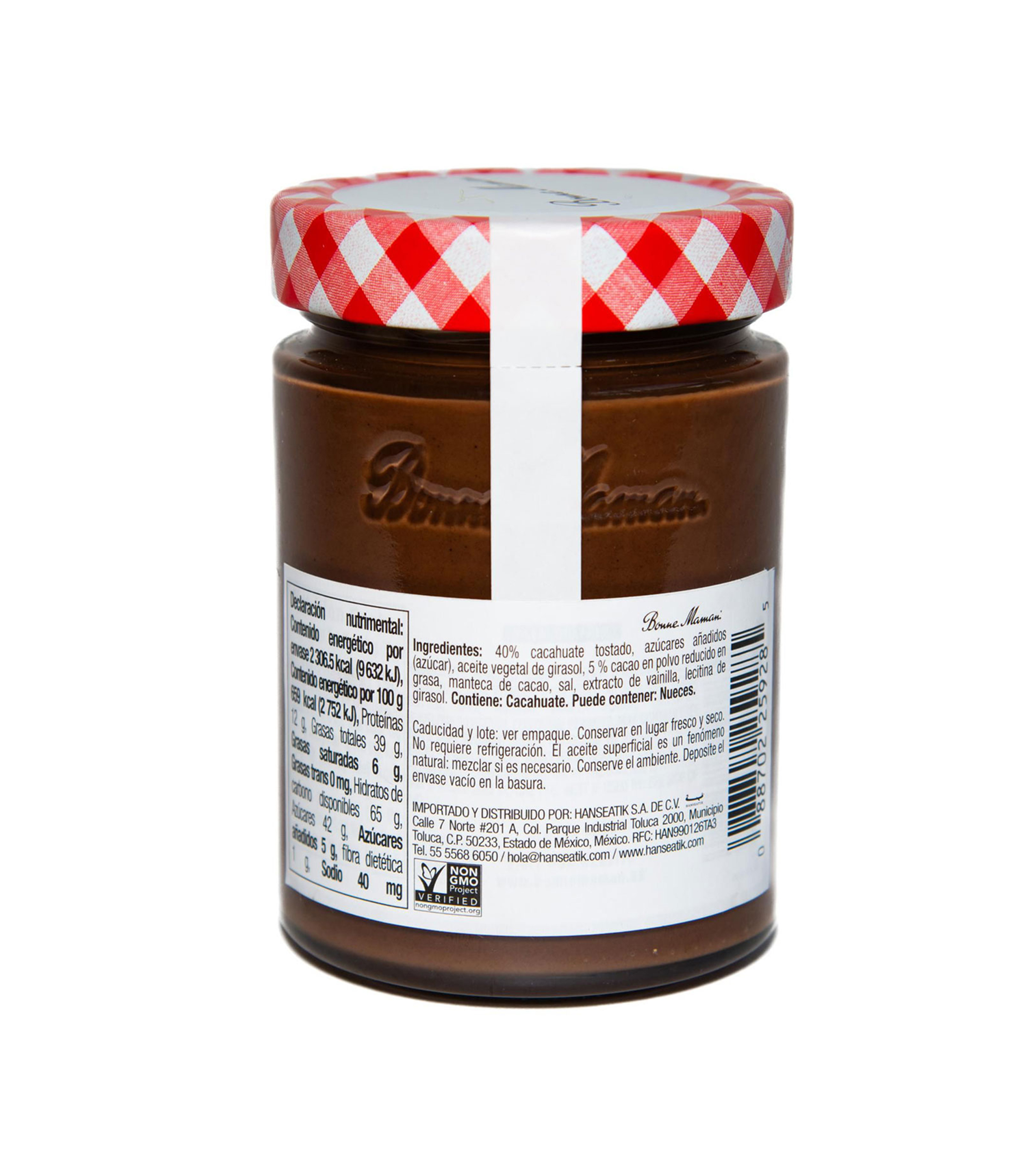 Crema de Cacahuate y Cacao, 350 g