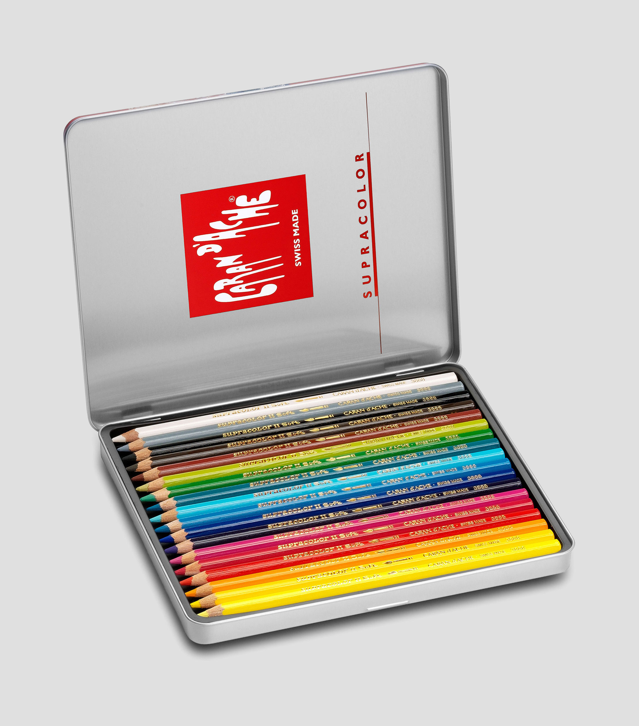 Estuche de lápices de color 18 piezas acuarelables, Supracolor Soft